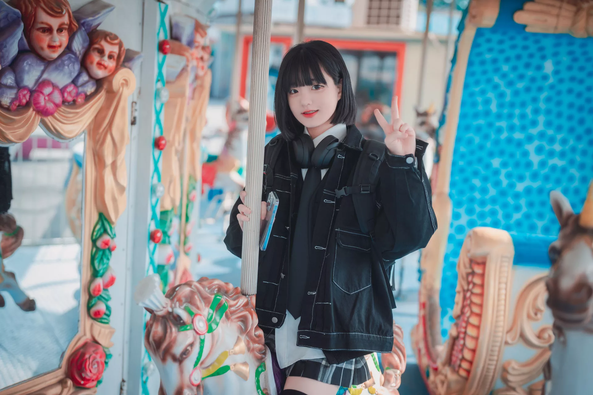Jeong Jenny 【DJAWA大佳玩】 高丽嫩模影像 Theme Park Girl 全集修正