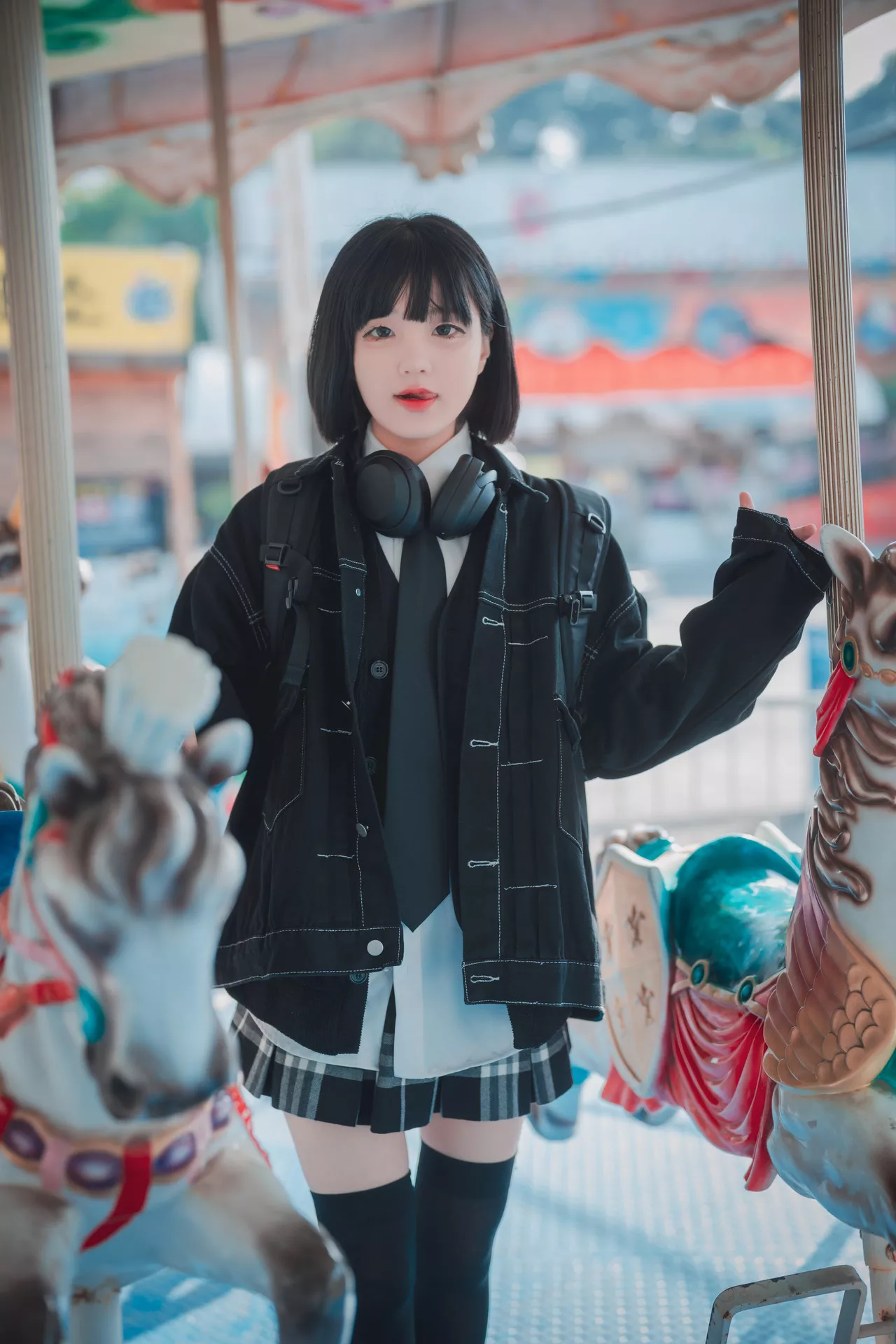 Jeong Jenny 【DJAWA大佳玩】 高丽嫩模影像 Theme Park Girl 全集修正
