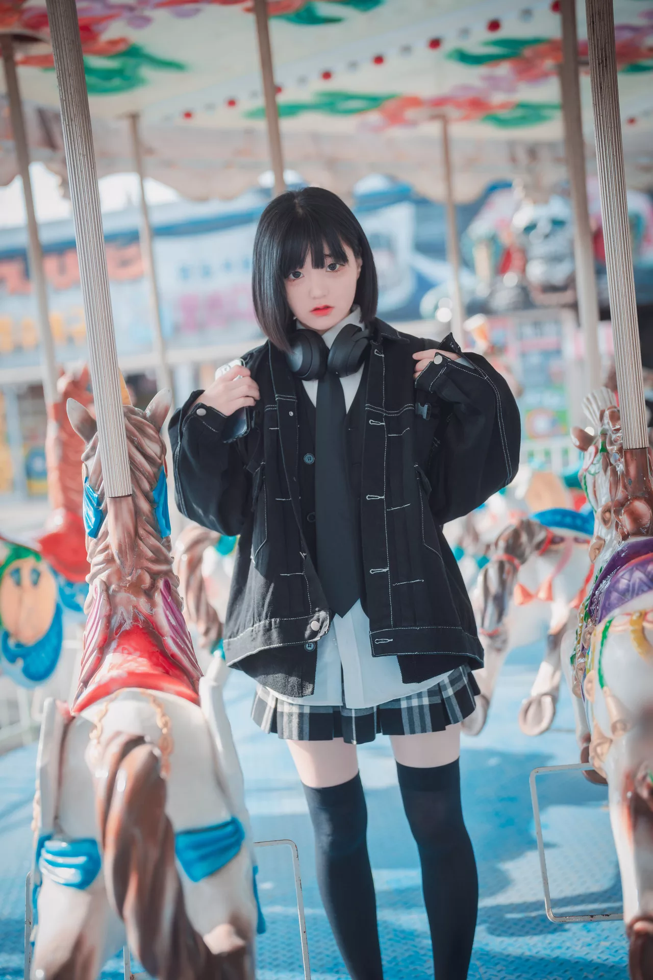 Jeong Jenny 【DJAWA大佳玩】 高丽嫩模影像 Theme Park Girl 全集修正