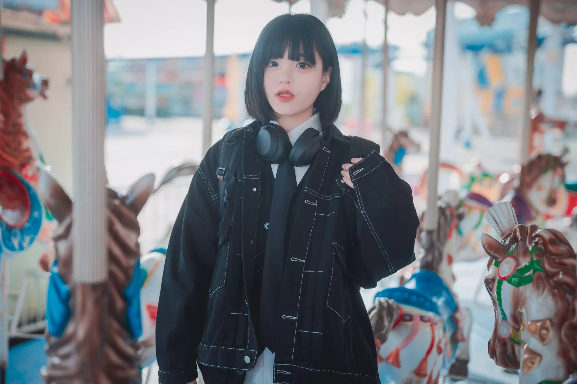 Jeong Jenny 【DJAWA大佳玩】 高丽嫩模影像 Theme Park Girl 全集修正