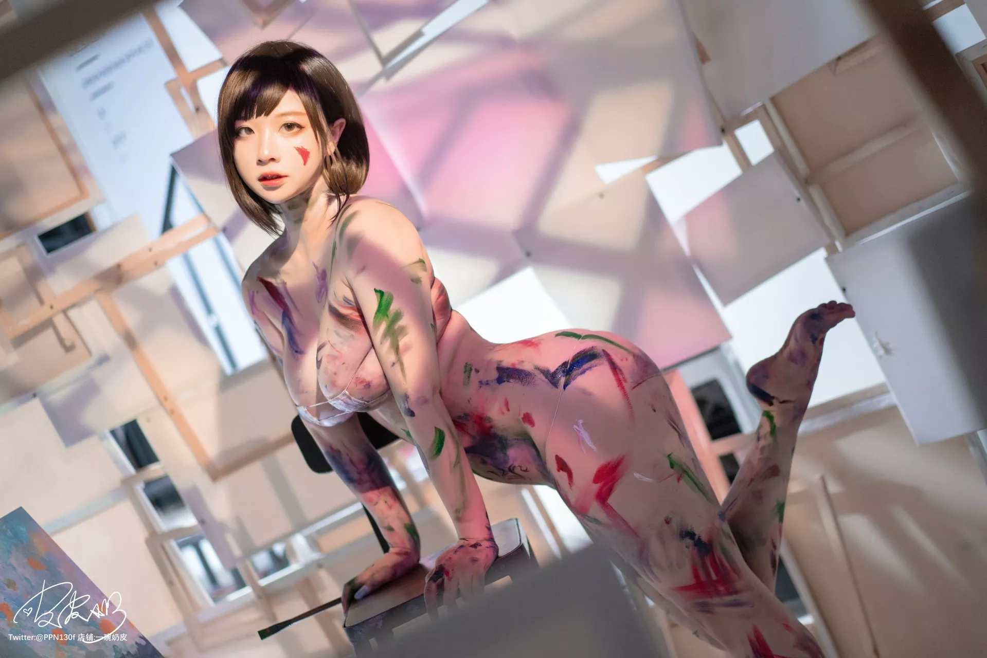 女神Cosplay 皮皮奶可可亲 了啦 生日贺图