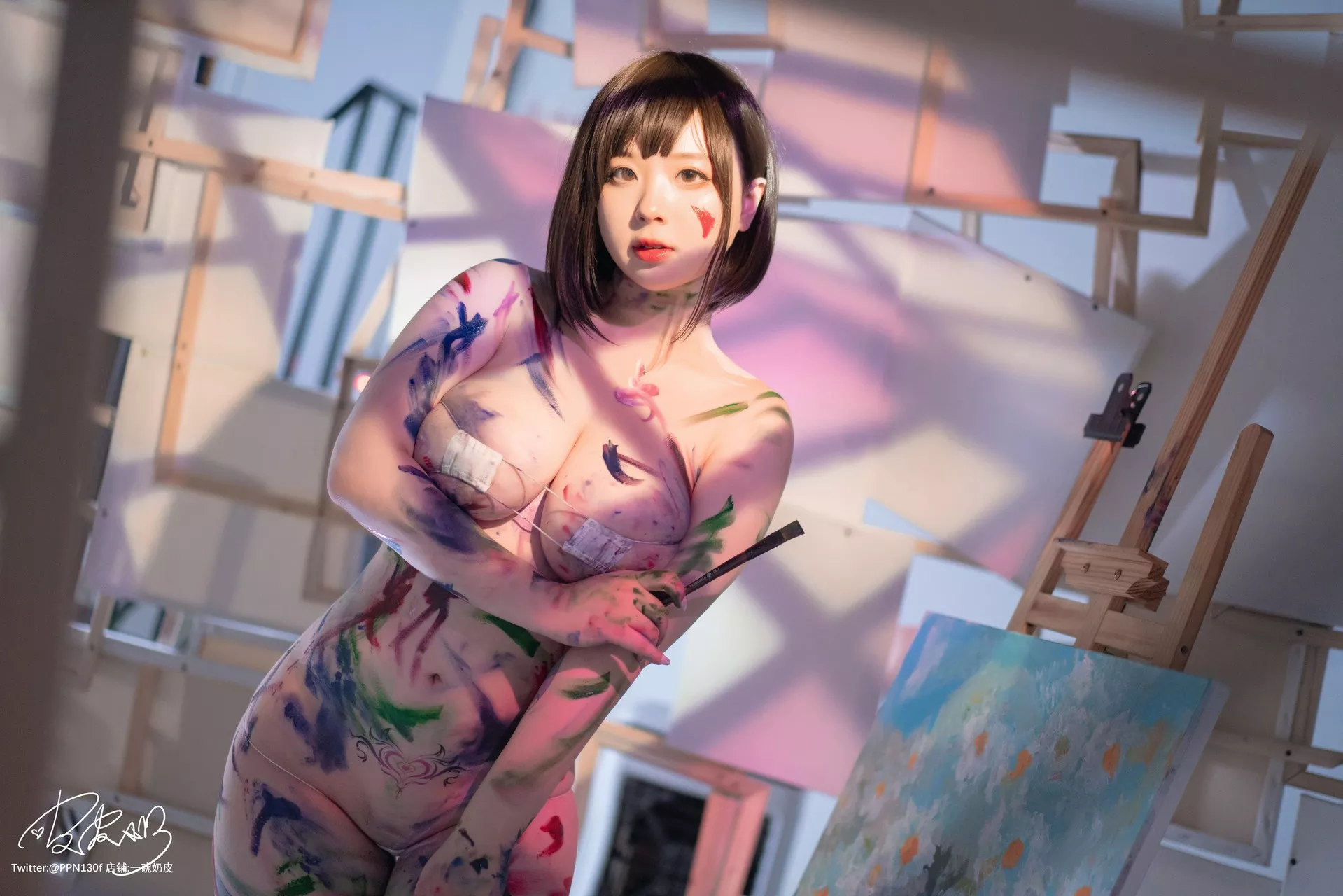 女神Cosplay 皮皮奶可可亲 了啦 生日贺图