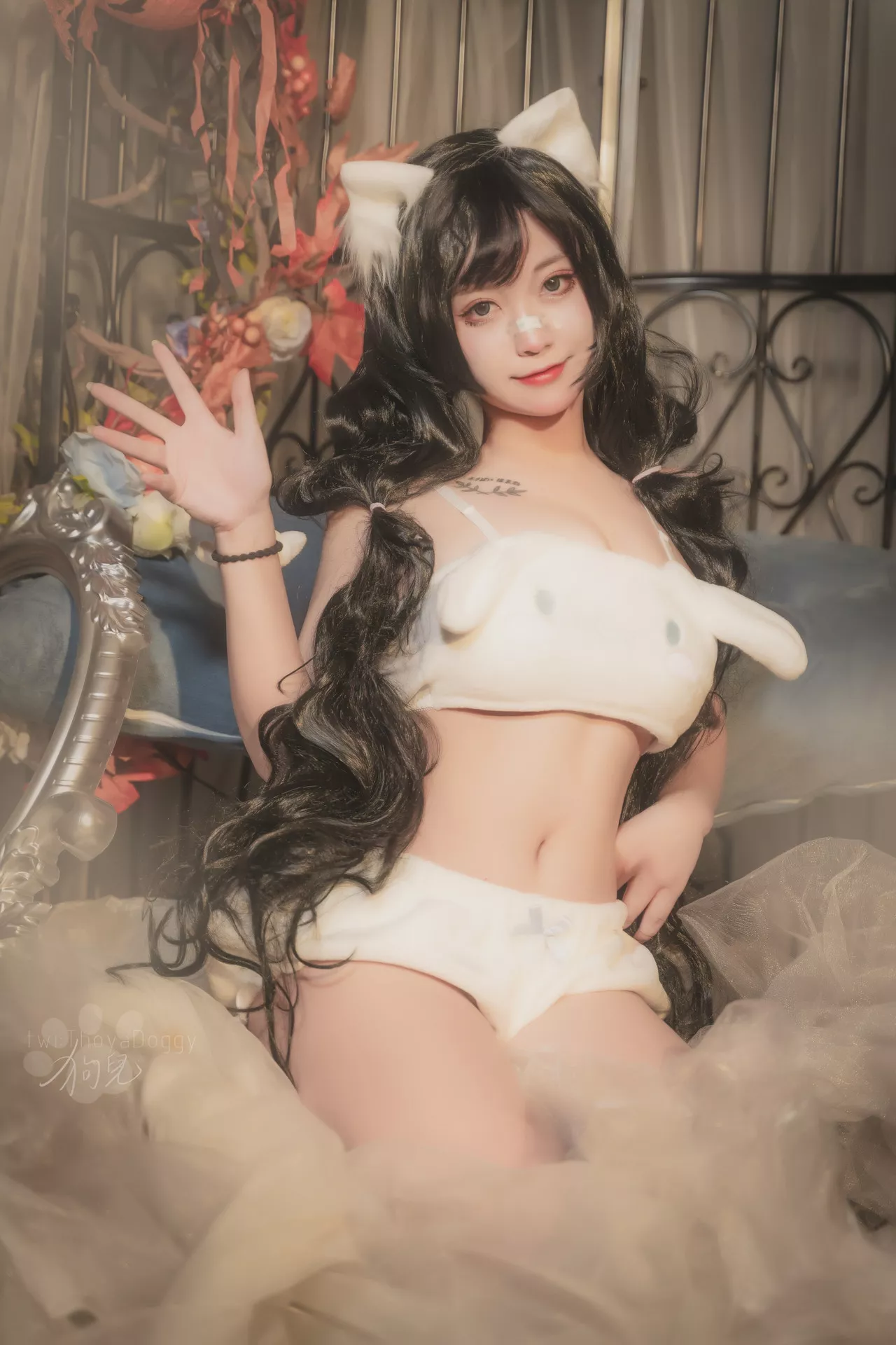 仙女Cosplay 奇行家狗崽 玉桂狗睡衣