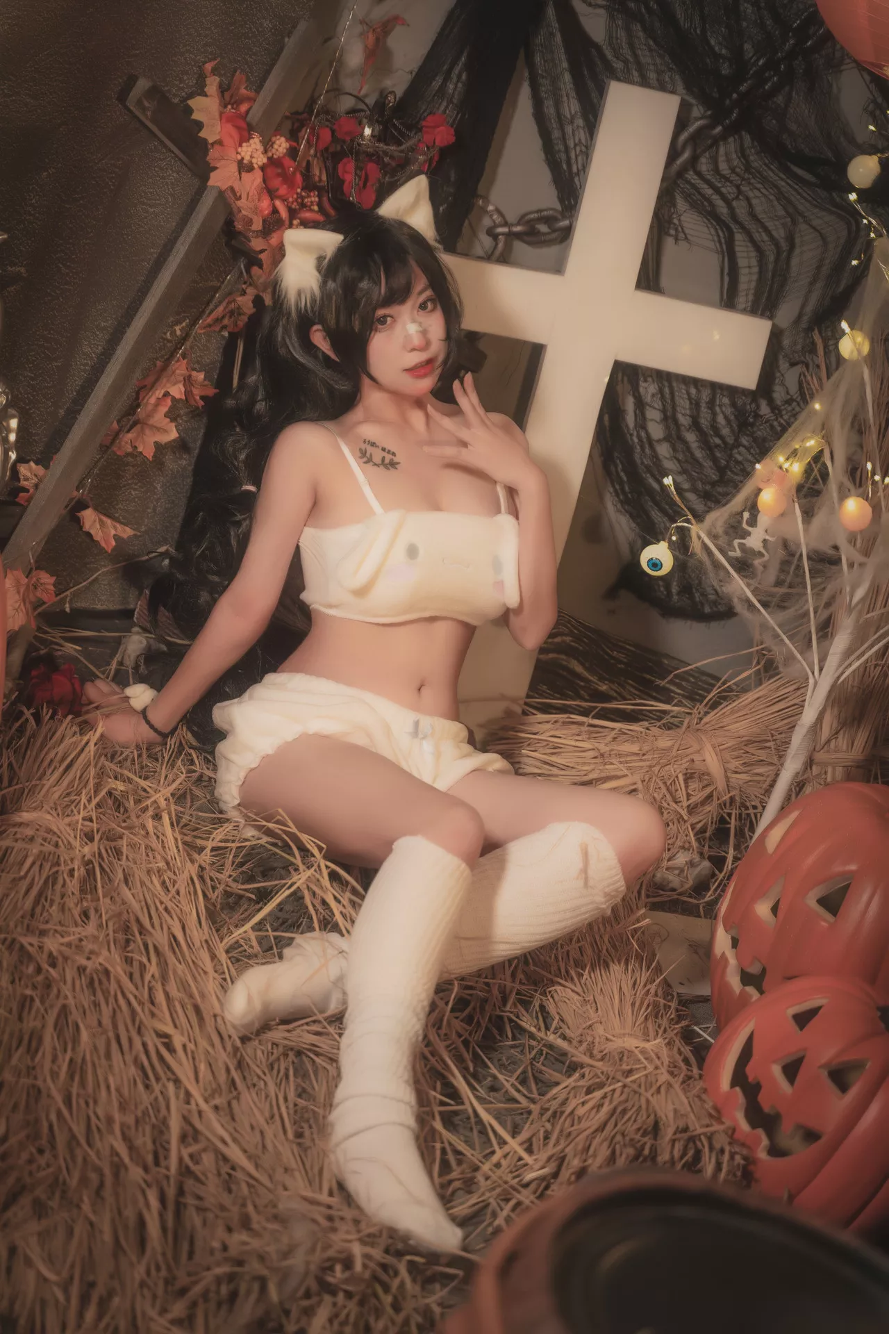 仙女Cosplay 奇行家狗崽 玉桂狗睡衣