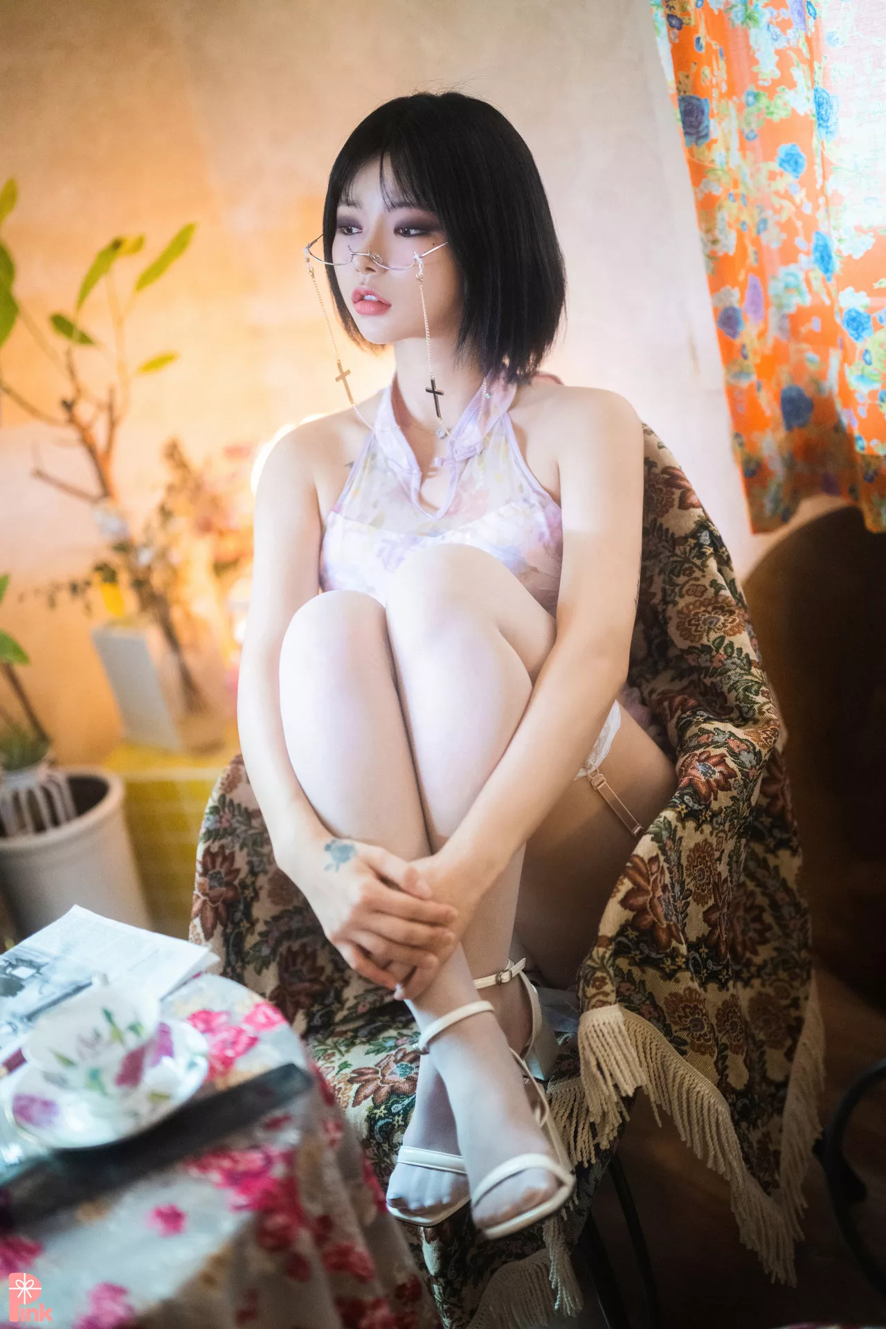 U.Hwa【PINK 粉少女】 高丽辣模影像Mood Pink(85P)
