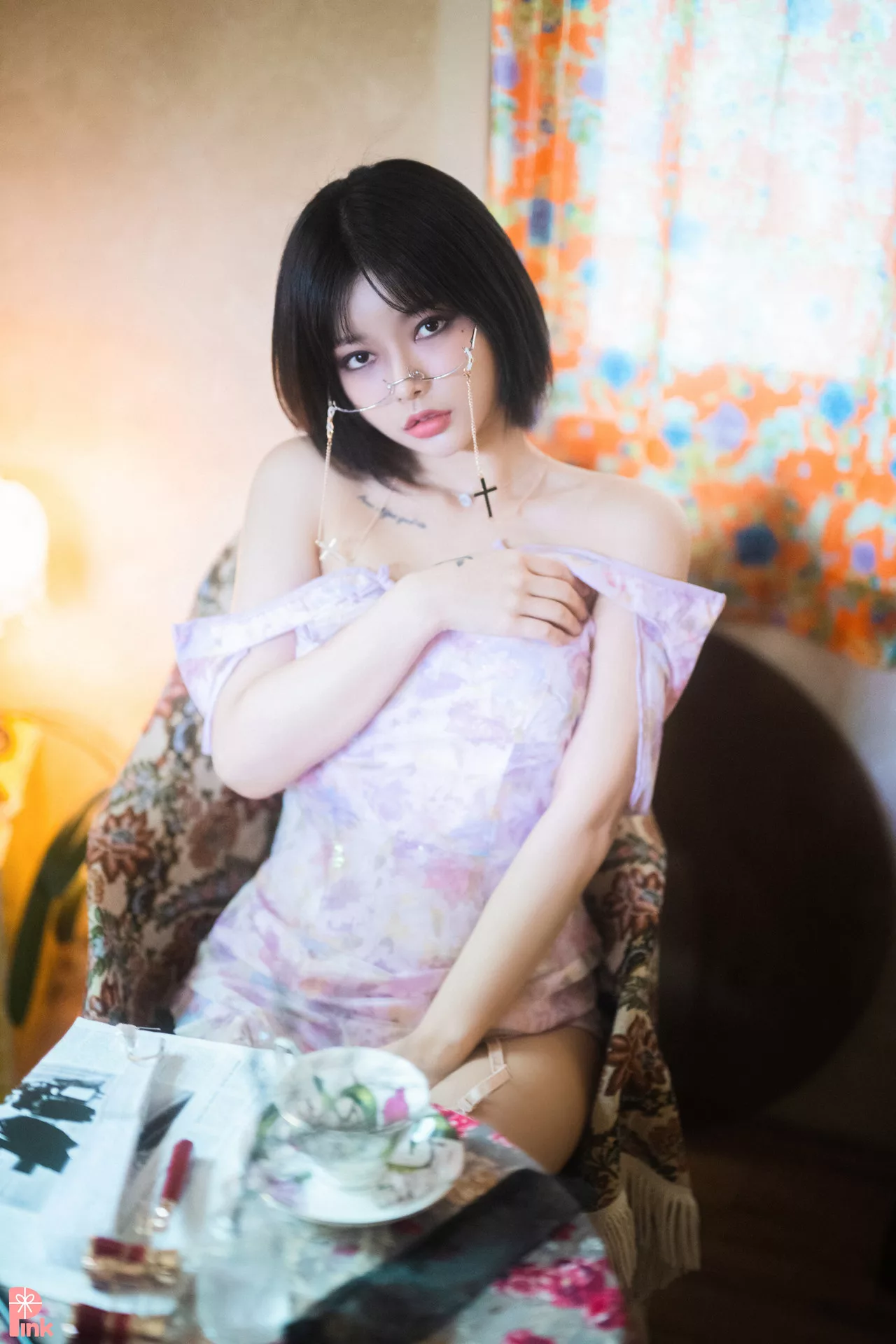 U.Hwa【PINK 粉少女】 高丽辣模影像Mood Pink(85P)