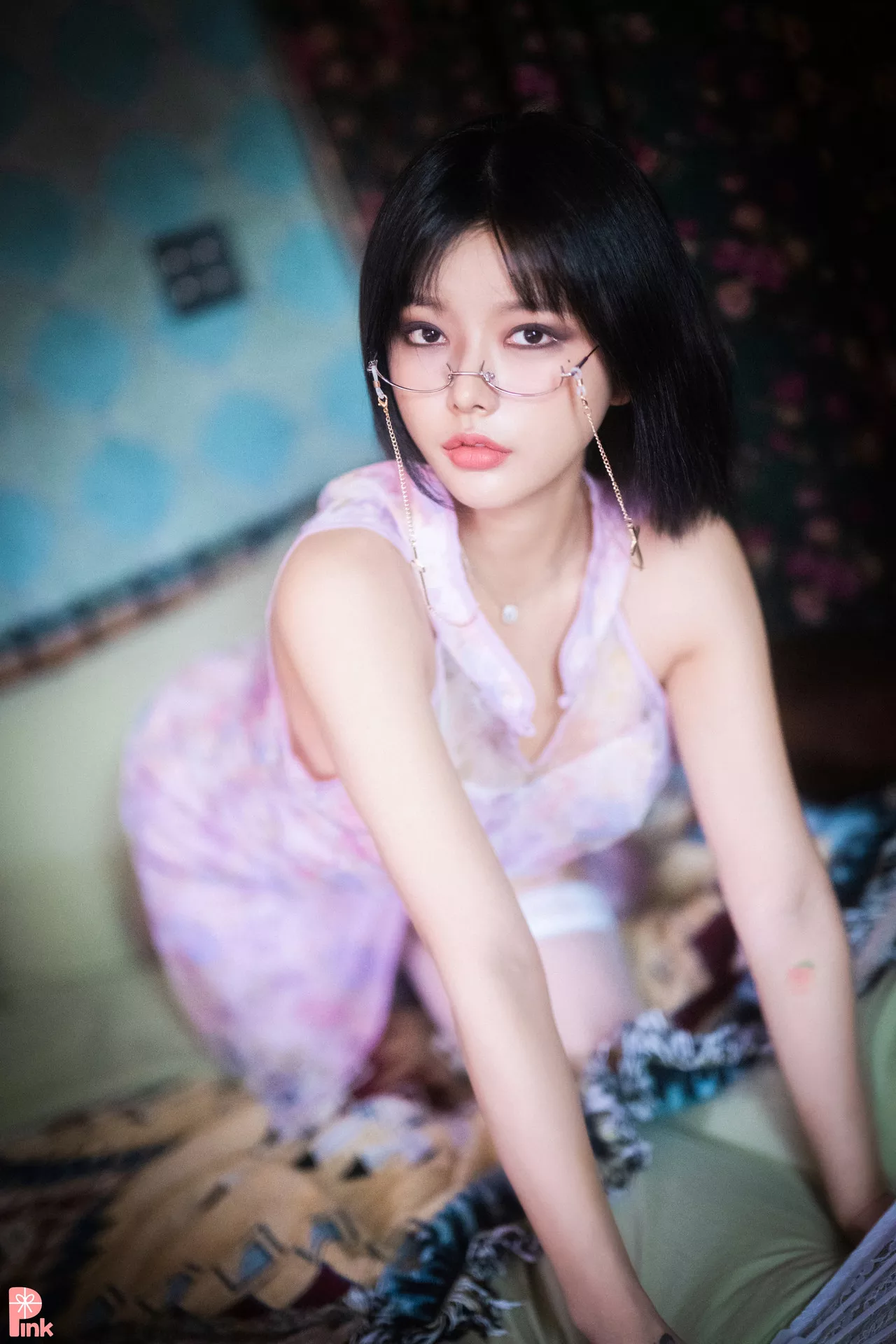 U.Hwa【PINK 粉少女】 高丽辣模影像Mood Pink(85P)