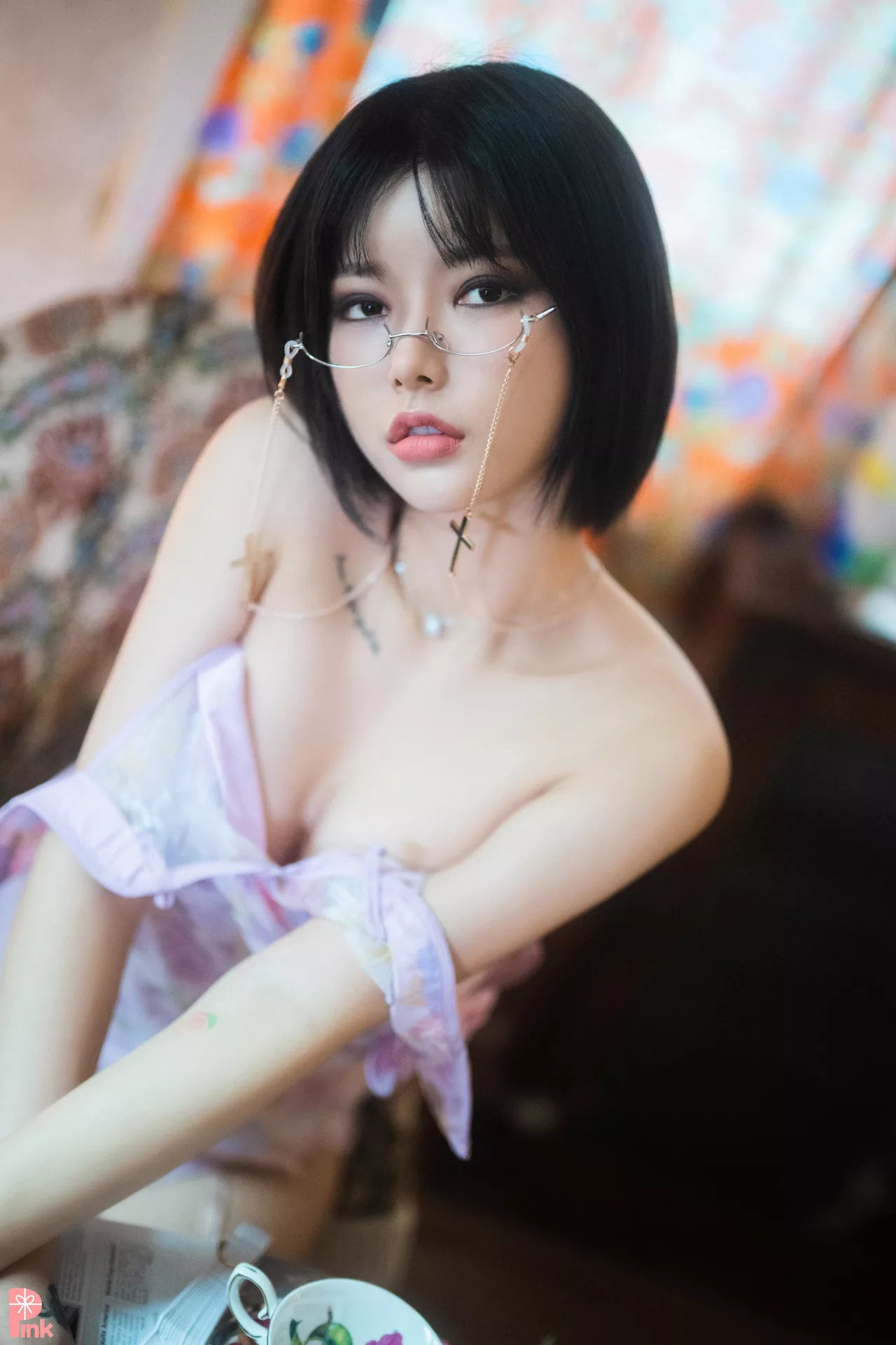 U.Hwa【PINK 粉少女】 高丽辣模影像Mood Pink(85P)