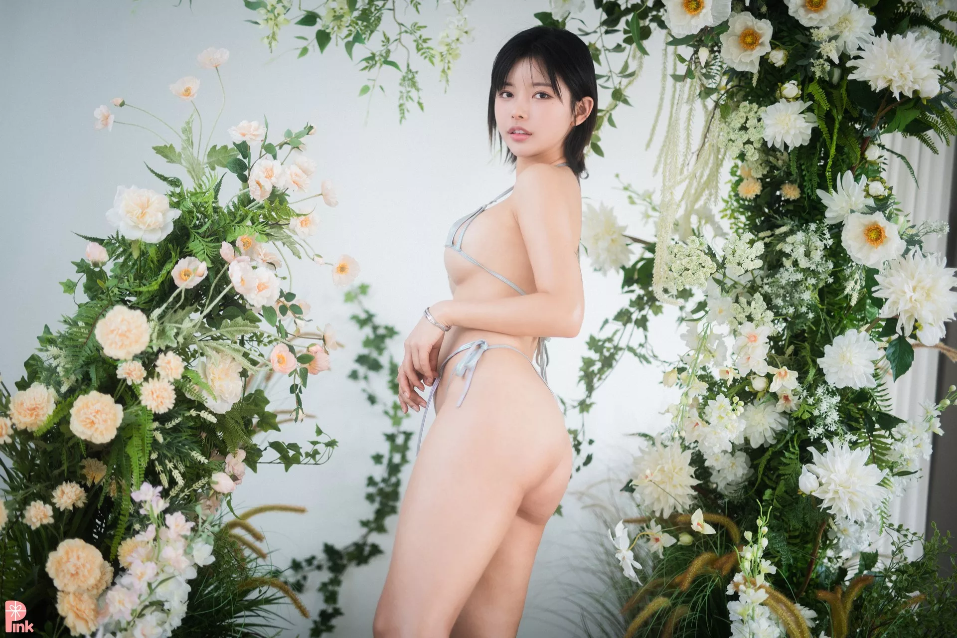 U.Hwa【PINK 粉丫头】 高丽魅模摄影Floral 全集修正