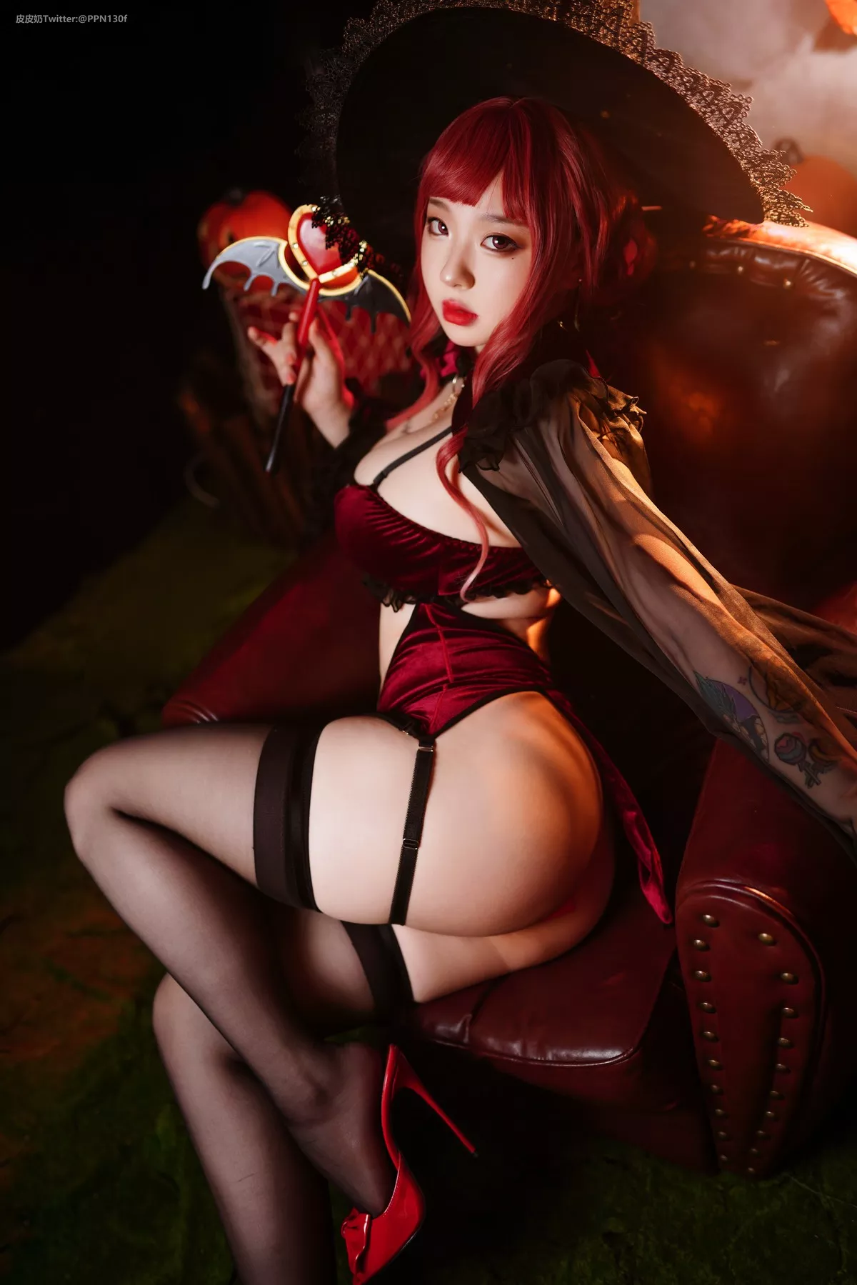 丽人Cosplay 皮皮奶可可亲 了啦 万圣节女巫