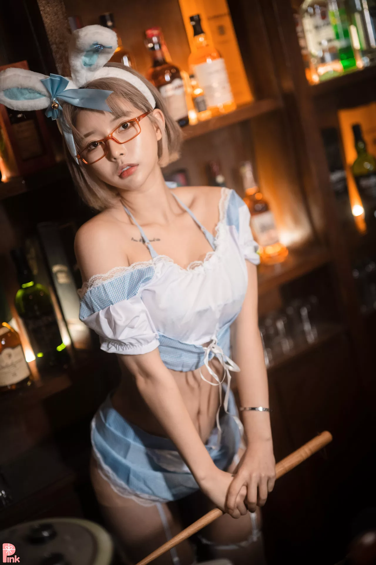 U.Hwa【PINK 粉萝莉】 高丽靓模影像Secret Present Vol.2 Set.2(67P)