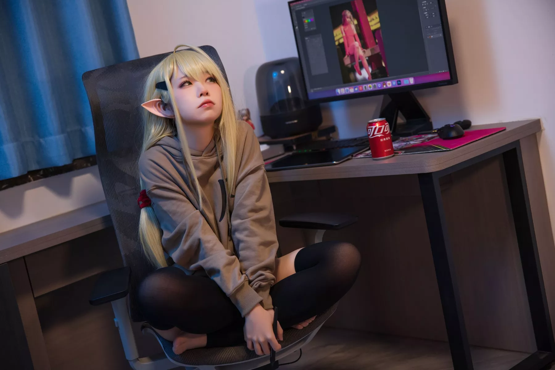 佳人Cosplay 撩人私拍 G44不会受伤 水兰儿宅T