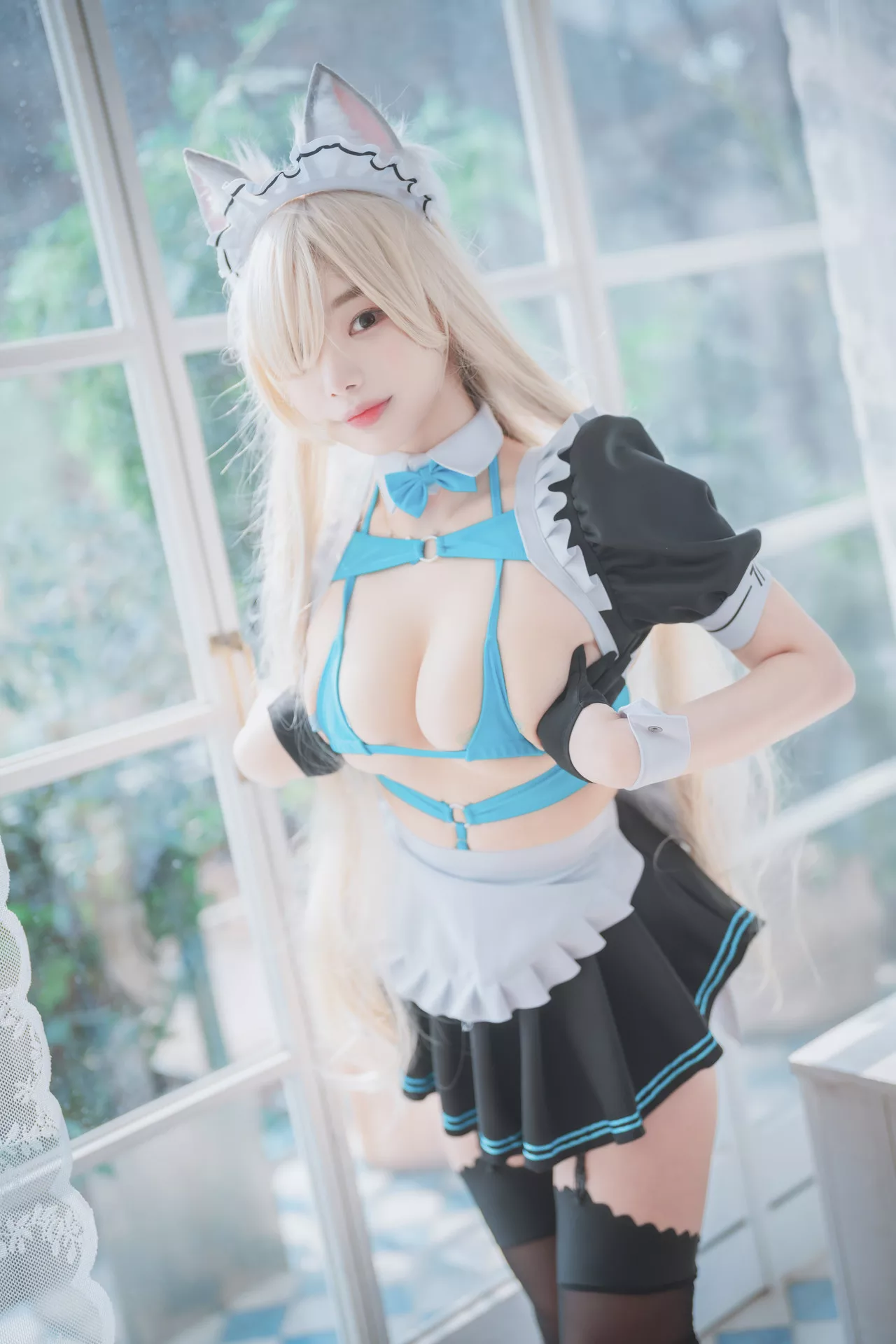 Zzyuri 【DJAWA大佳玩】 高丽艳模艺术图 Asuna s Maid Mansion ( S.Ver) 全集修正