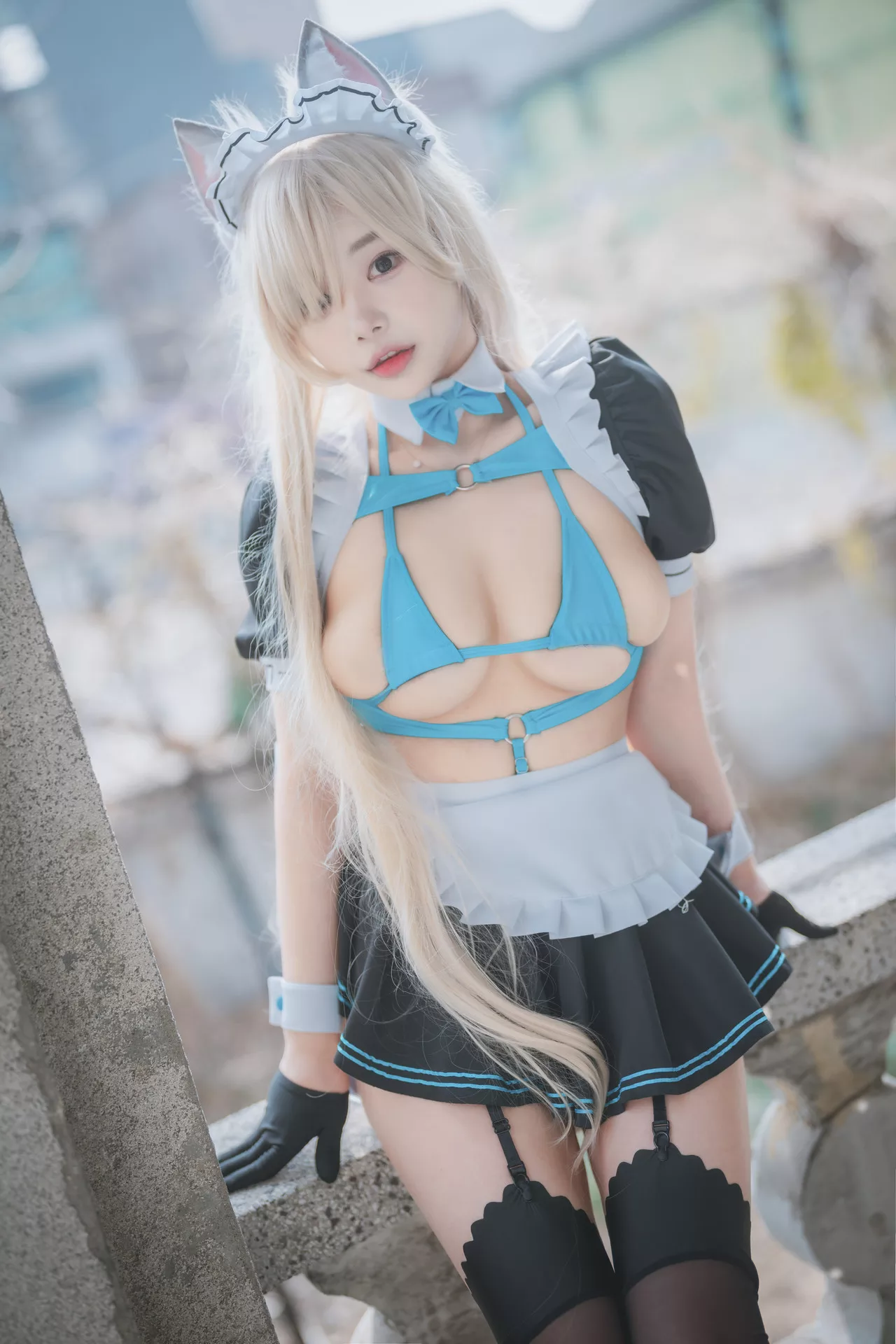 Zzyuri 【DJAWA大佳玩】 高丽艳模艺术图 Asuna s Maid Mansion ( S.Ver) 全集修正