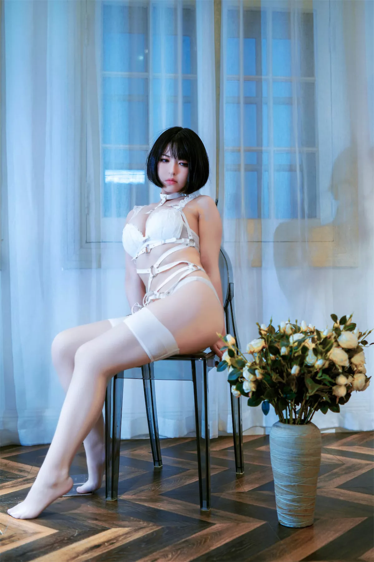 仙女Cosplay 撩人密拍 半半子 纯白