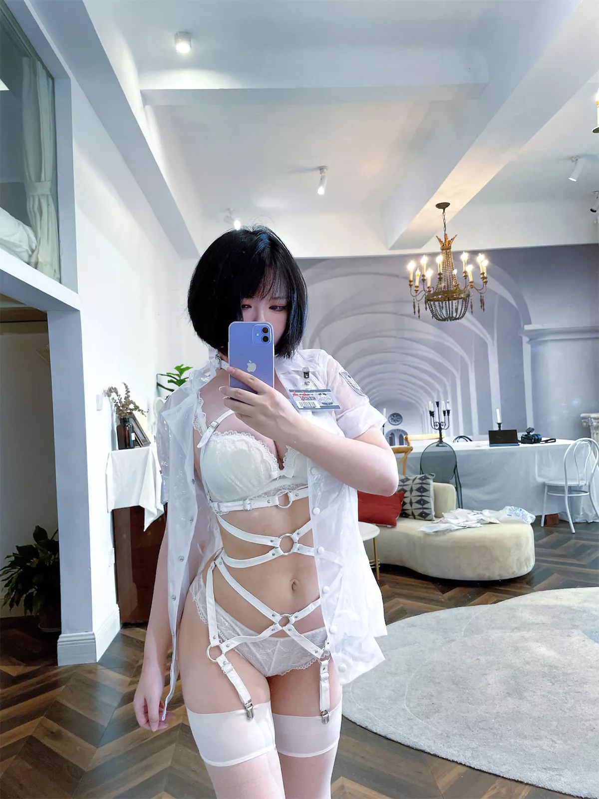 仙女Cosplay 撩人密拍 半半子 纯白