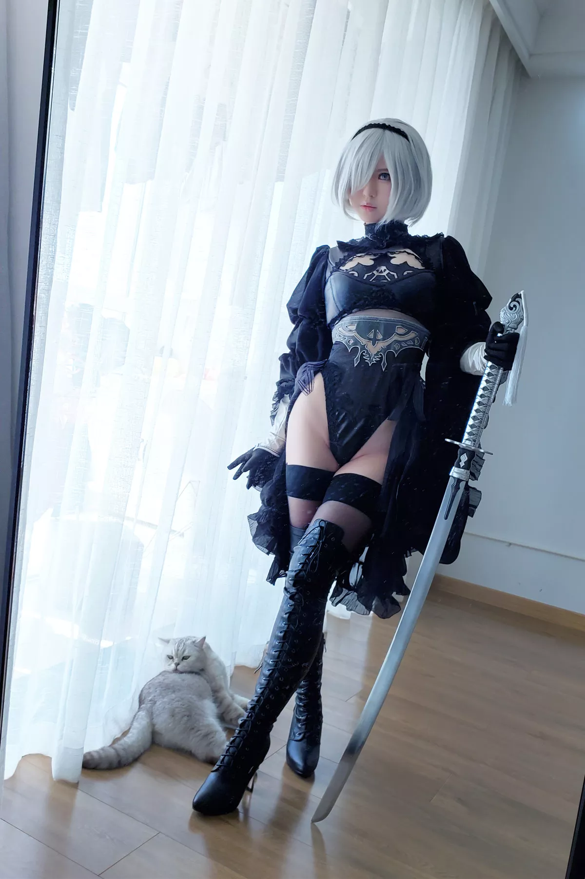 佳人Cosplay 风范密拍 半半子 二号B型