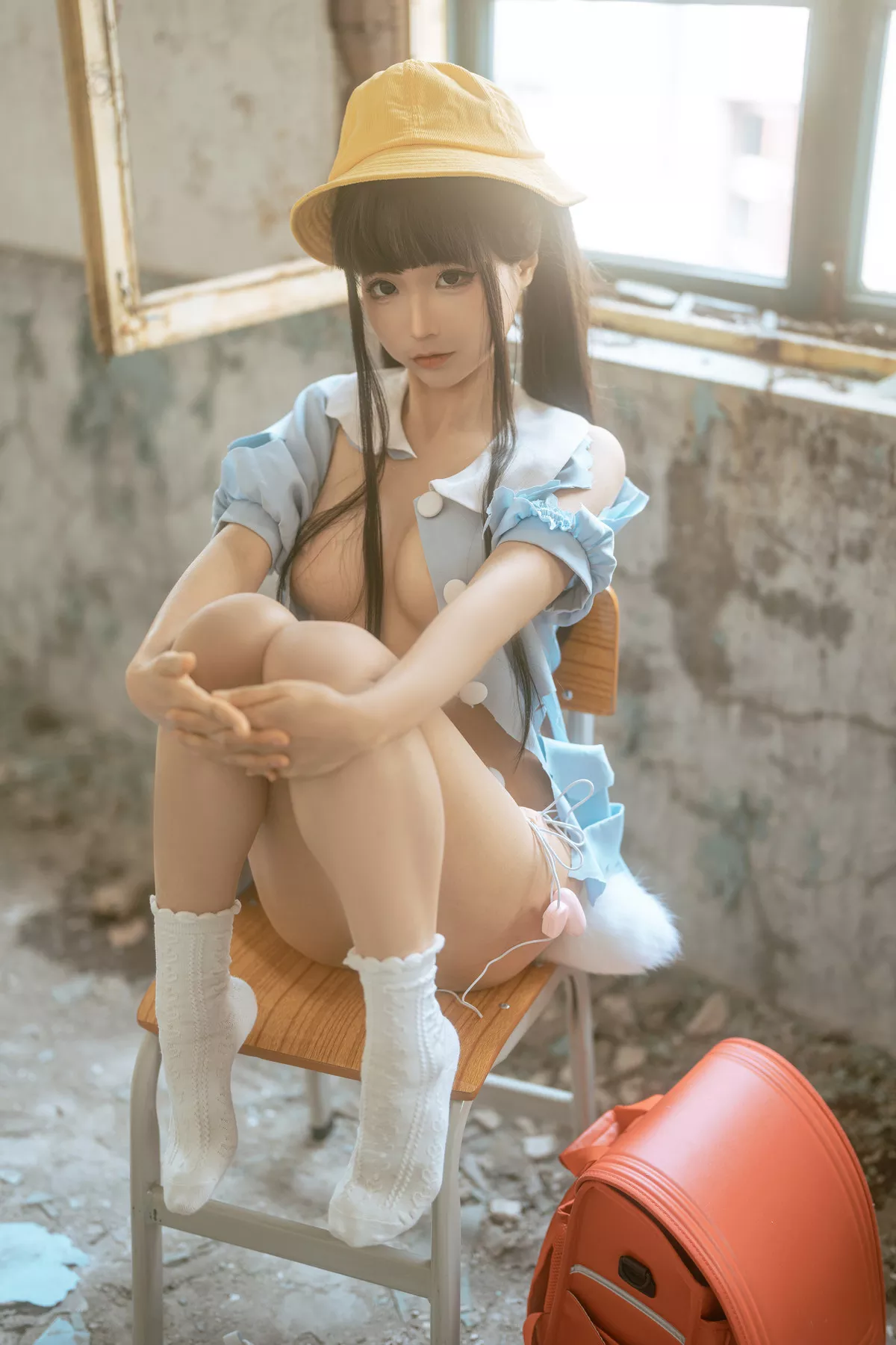 尤物Cosplay 蠢沫沫 Chunmomo 小黄帽 绅士 版 全集修正
