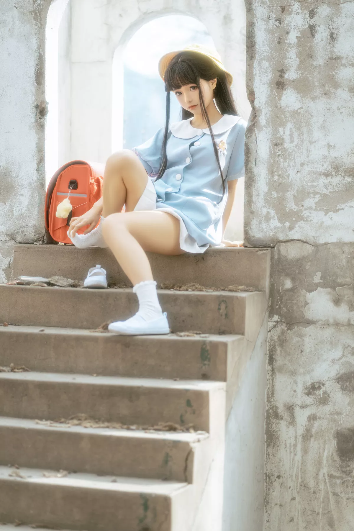 尤物Cosplay 蠢沫沫 Chunmomo 小黄帽 绅士 版 全集修正