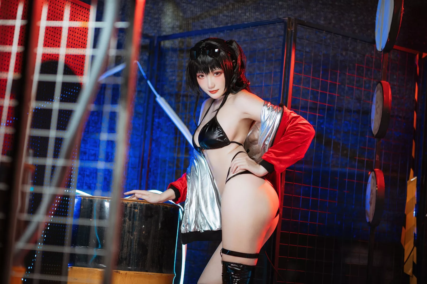 仙女Cosplay 瓜希酱碧蓝航线大凤 赛车