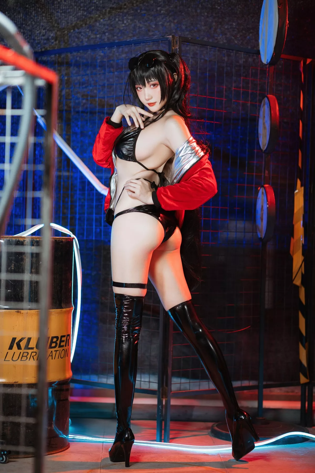 仙女Cosplay 瓜希酱碧蓝航线大凤 赛车