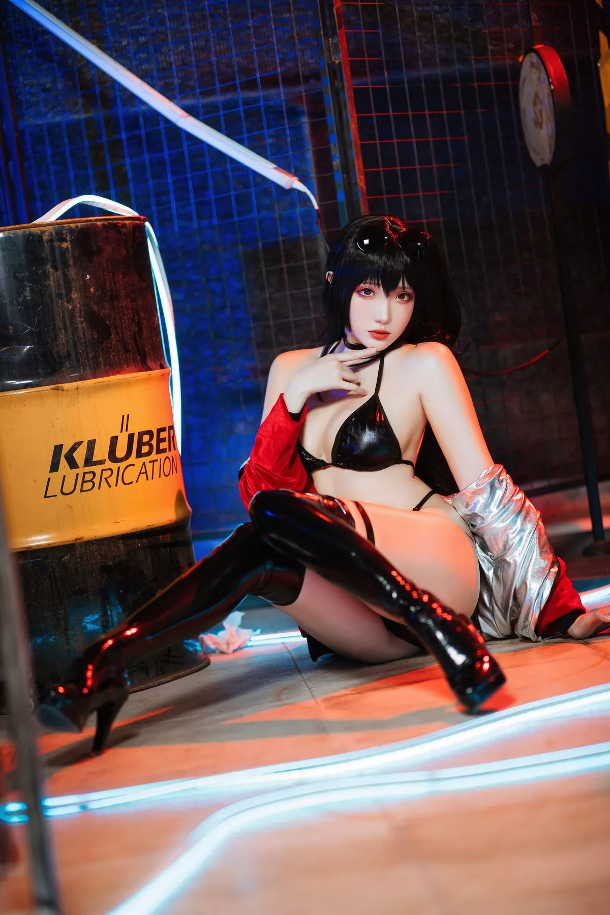 仙女Cosplay 瓜希酱碧蓝航线大凤 赛车
