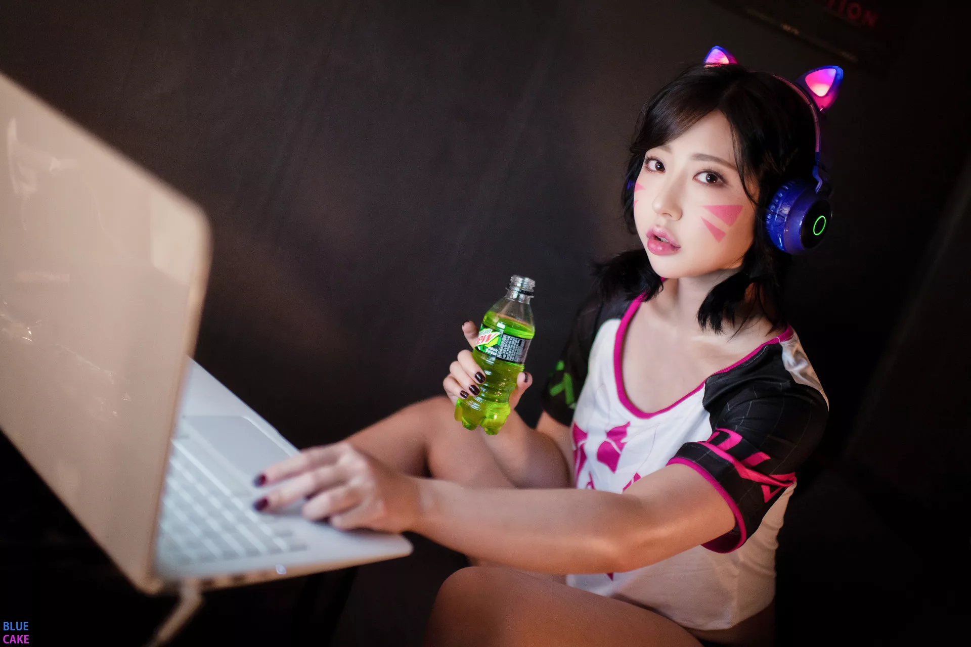 Luci【【BLUECAKE 蓝色蛋糕】 高丽靓模高清摄影相片  高丽仙女摄影 Hello I am D.Va Kim(80P)