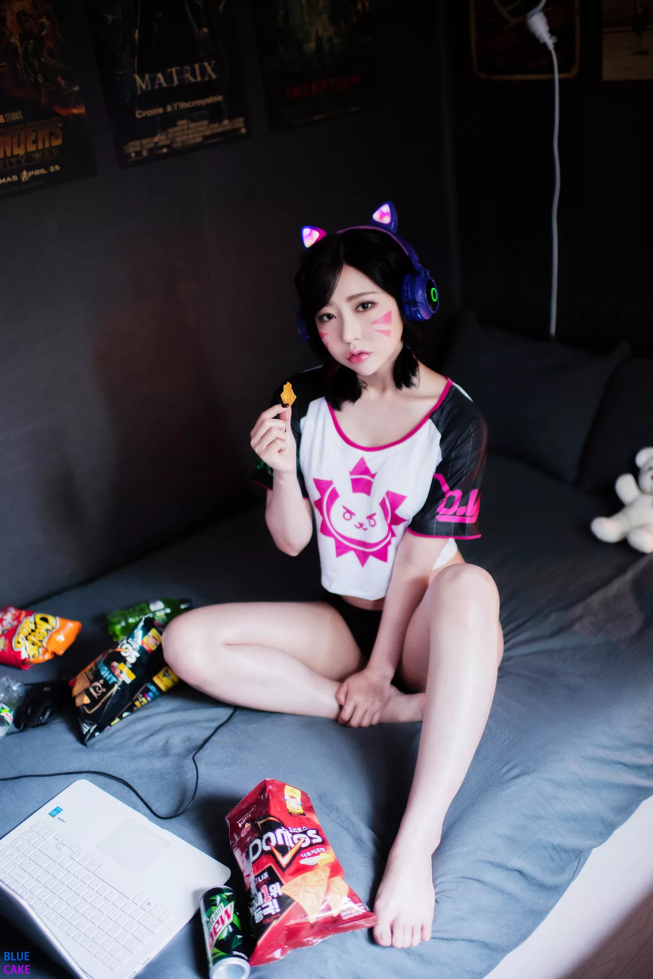 Luci【【BLUECAKE 蓝色蛋糕】 高丽靓模高清摄影相片  高丽仙女摄影 Hello I am D.Va Kim(80P)