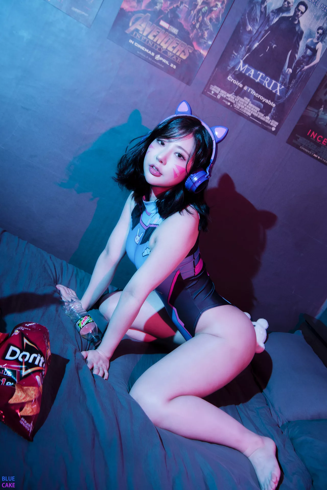 Luci【【BLUECAKE 蓝色蛋糕】 高丽靓模高清摄影相片  高丽仙女摄影 Hello I am D.Va Kim(80P)