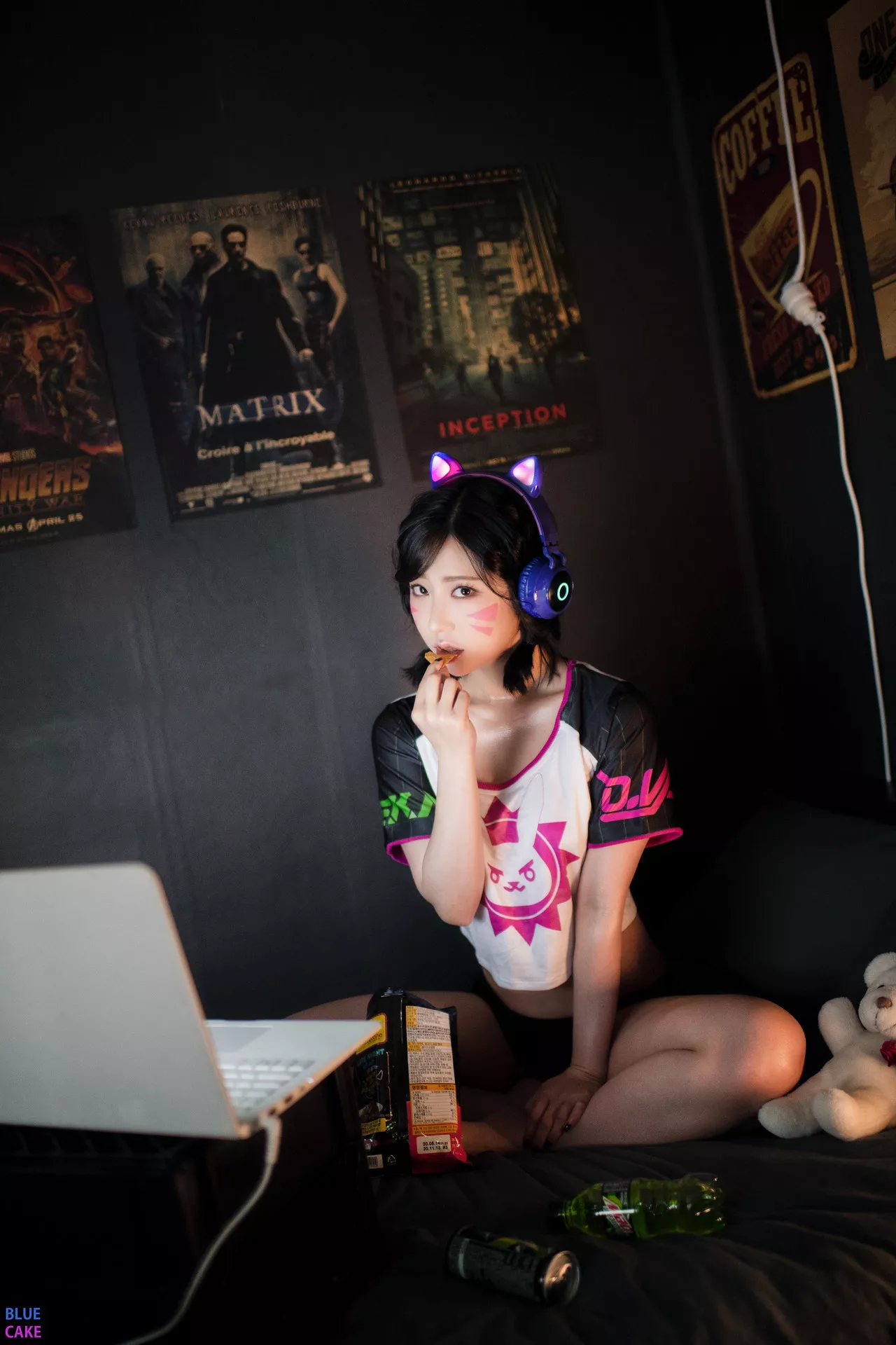 Luci【【BLUECAKE 蓝色蛋糕】 高丽靓模高清摄影相片  高丽仙女摄影 Hello I am D.Va Kim(80P)