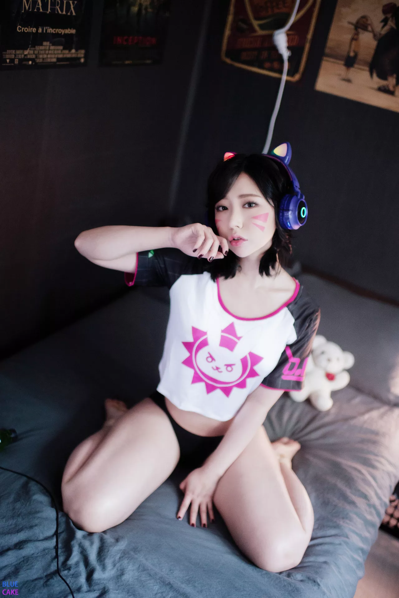 Luci【【BLUECAKE 蓝色蛋糕】 高丽靓模高清摄影相片  高丽仙女摄影 Hello I am D.Va Kim(80P)
