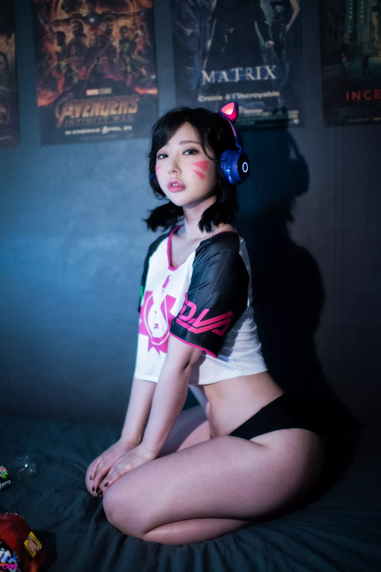 Luci【【BLUECAKE 蓝色蛋糕】 高丽靓模高清摄影相片  高丽仙女摄影 Hello I am D.Va Kim(80P)