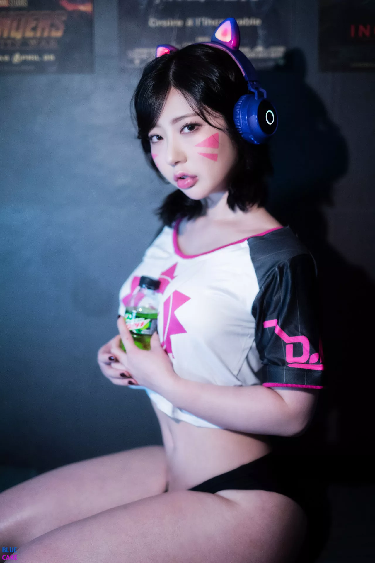 Luci【【BLUECAKE 蓝色蛋糕】 高丽靓模高清摄影相片  高丽仙女摄影 Hello I am D.Va Kim(80P)