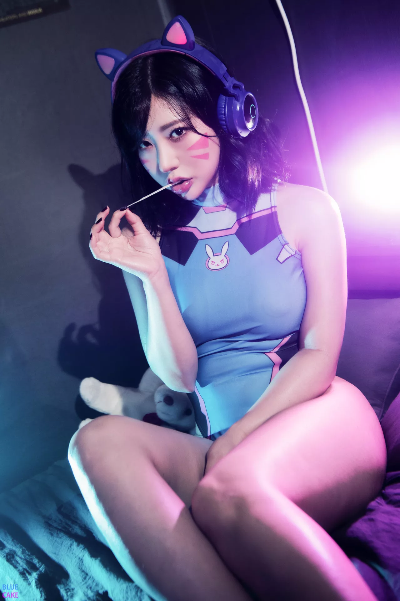 Luci【【BLUECAKE 蓝色蛋糕】 高丽靓模高清摄影相片  高丽仙女摄影 Hello I am D.Va Kim(80P)