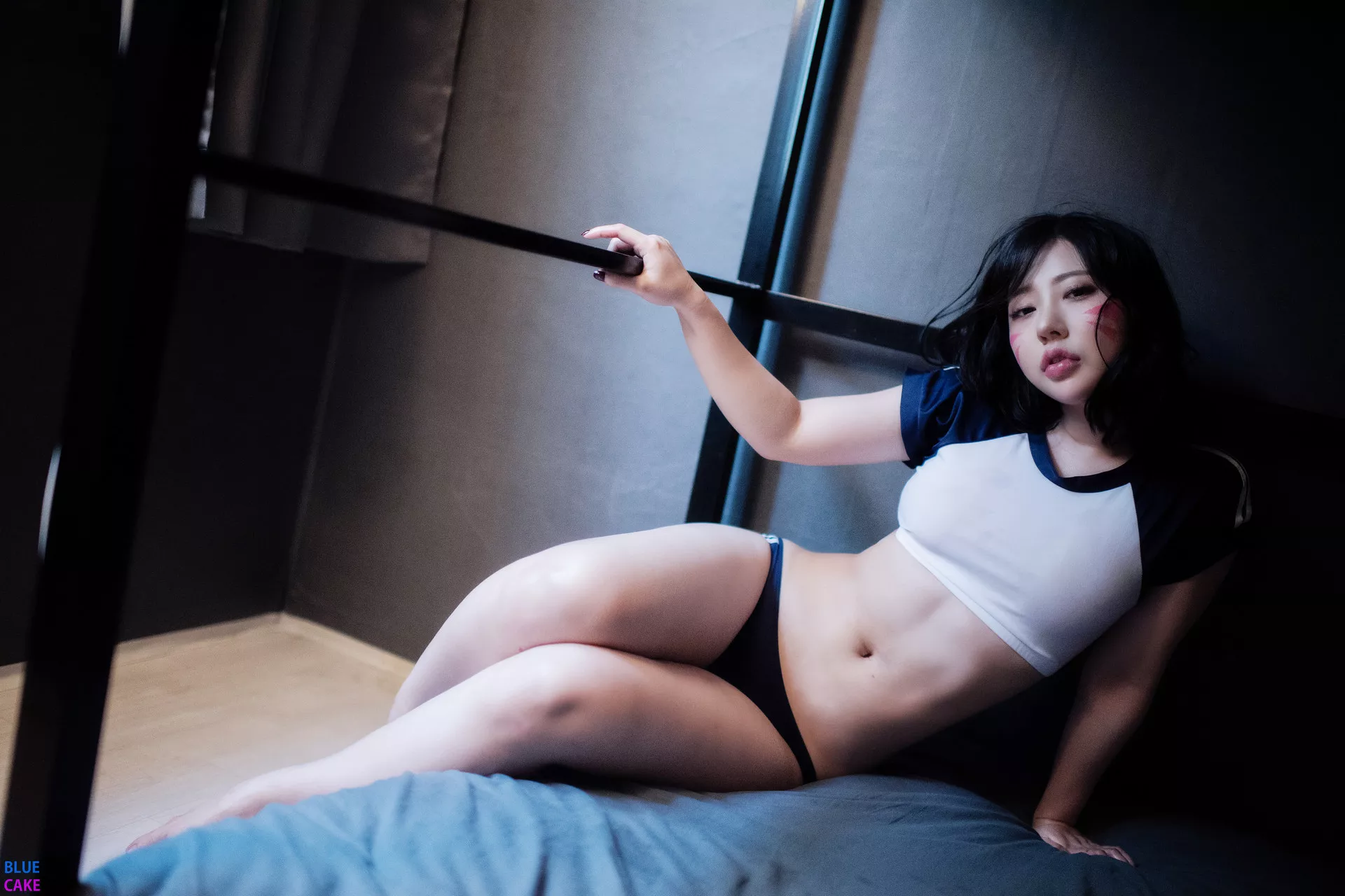 Luci【【BLUECAKE 蓝色蛋糕】 高丽靓模高清摄影相片  高丽仙女摄影 Hello I am D.Va Kim(80P)