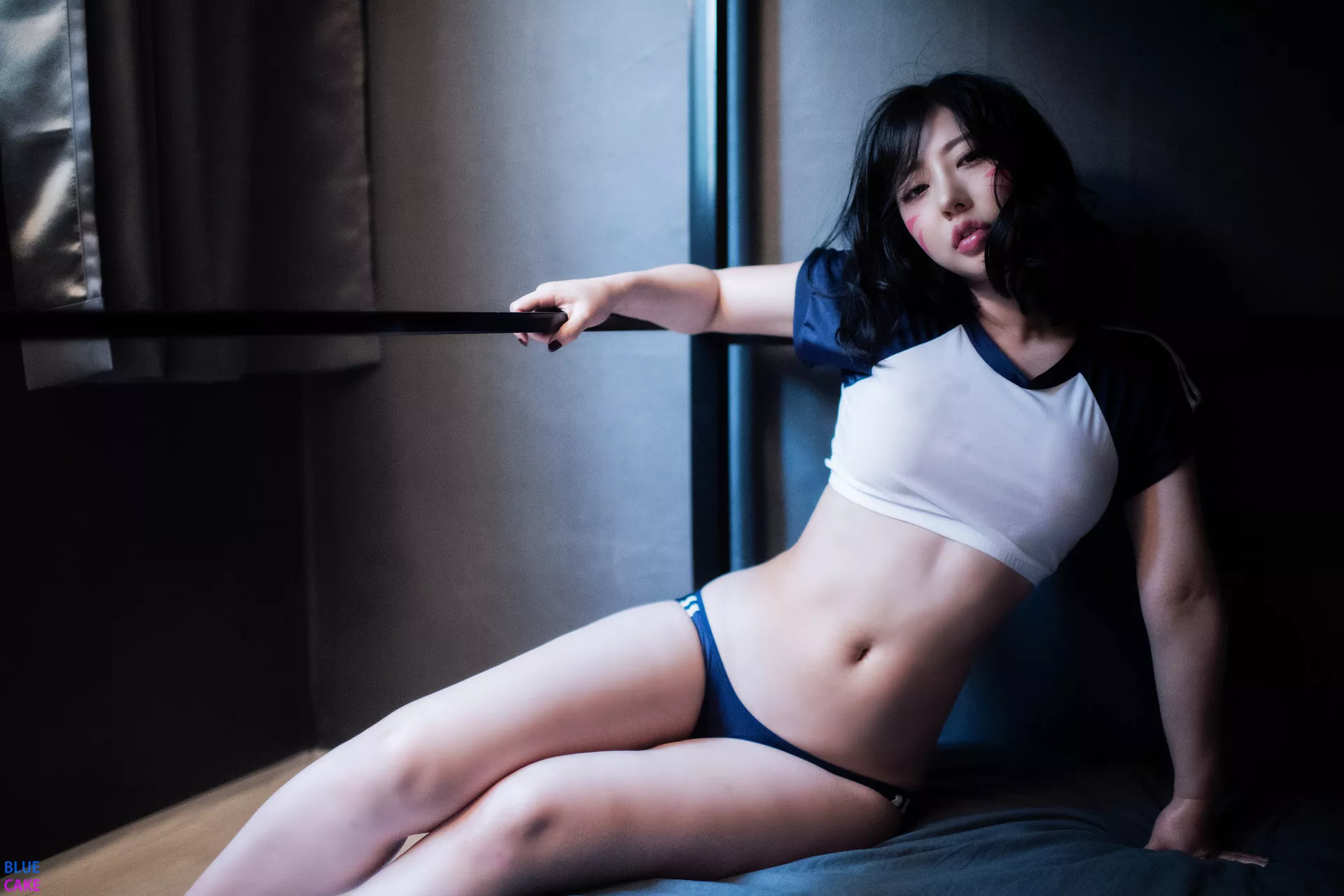 Luci【【BLUECAKE 蓝色蛋糕】 高丽靓模高清摄影相片  高丽仙女摄影 Hello I am D.Va Kim(80P)