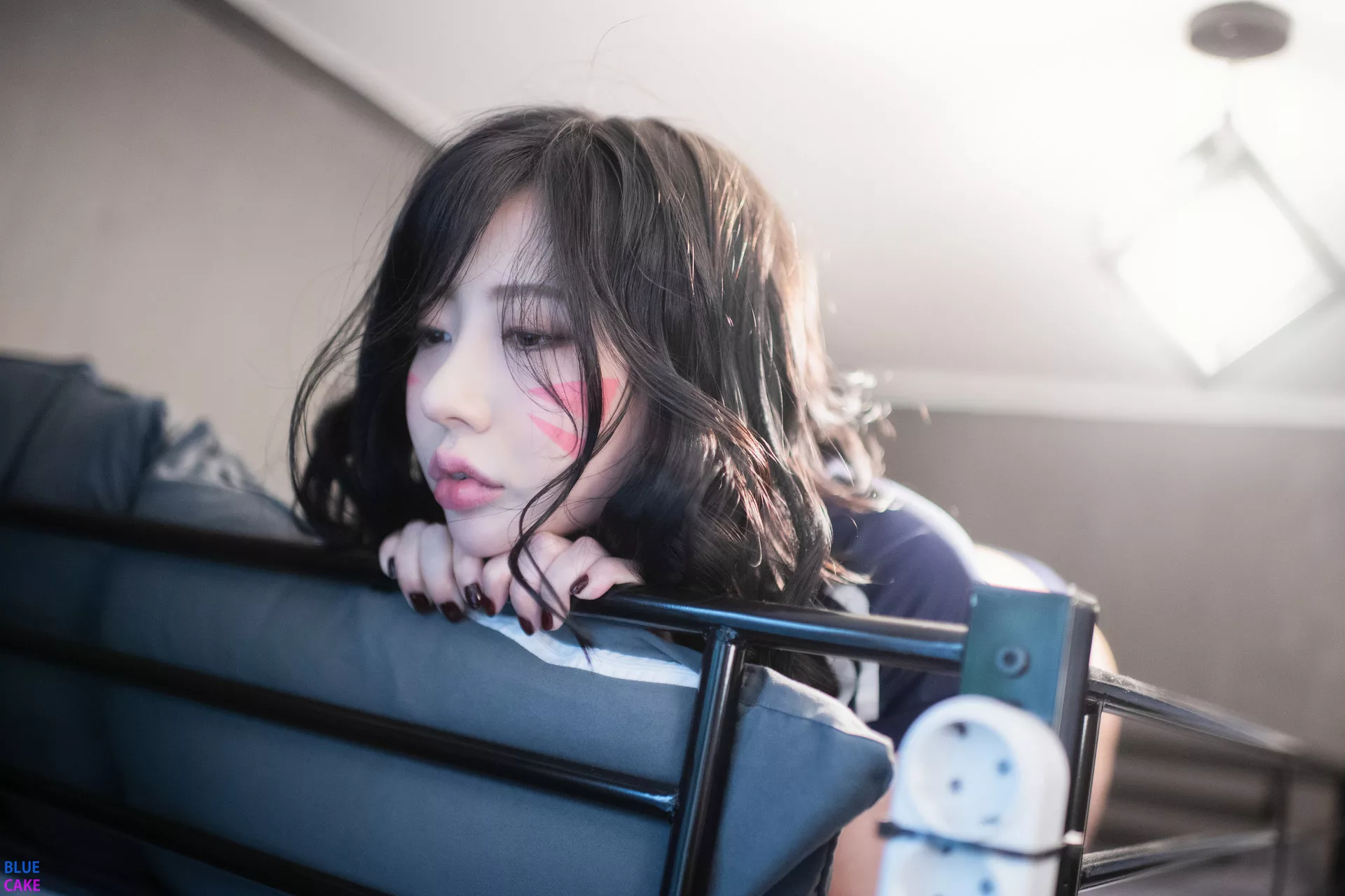 Luci【【BLUECAKE 蓝色蛋糕】 高丽靓模高清摄影相片  高丽仙女摄影 Hello I am D.Va Kim(80P)