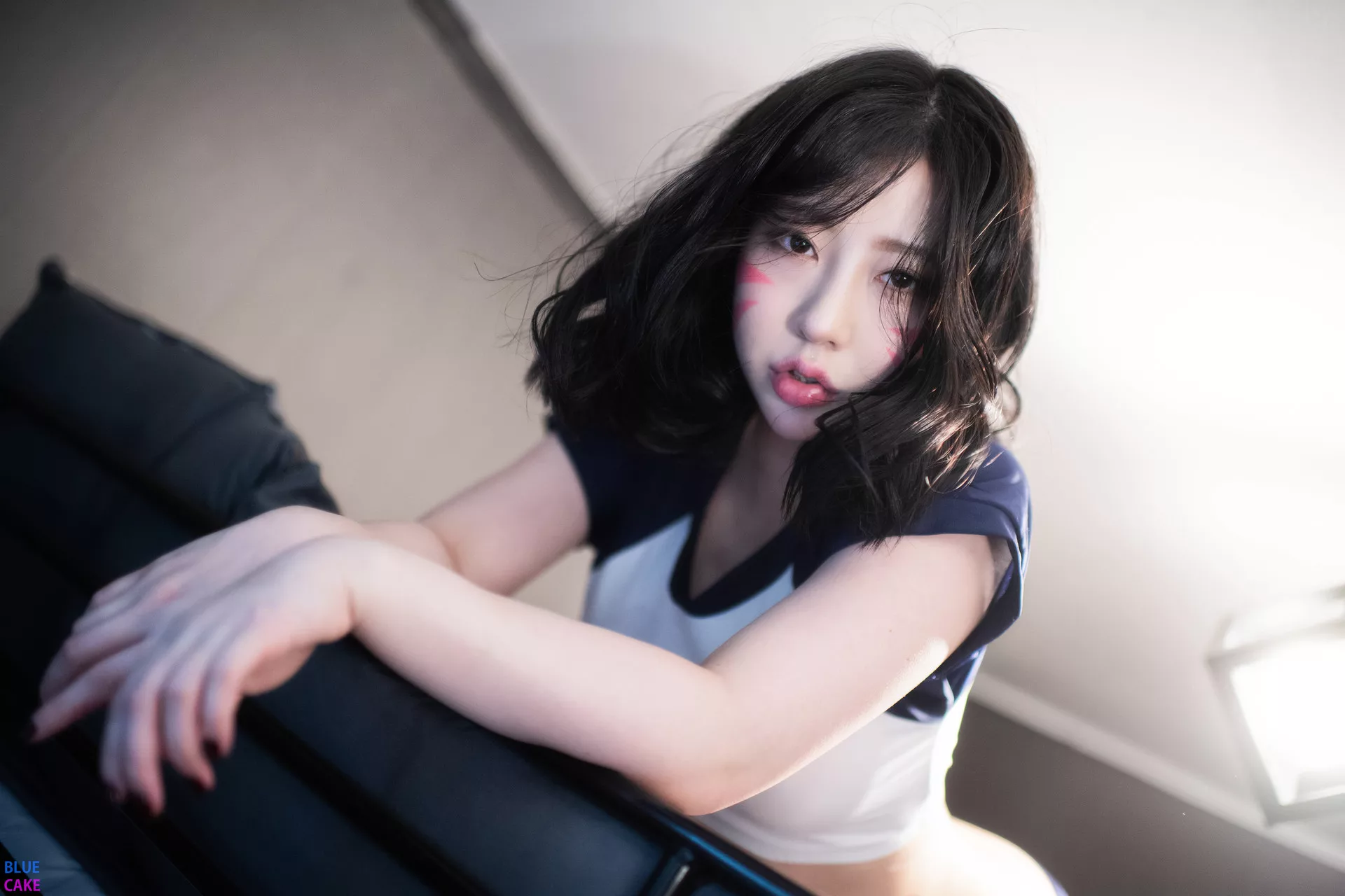 Luci【【BLUECAKE 蓝色蛋糕】 高丽靓模高清摄影相片  高丽仙女摄影 Hello I am D.Va Kim(80P)