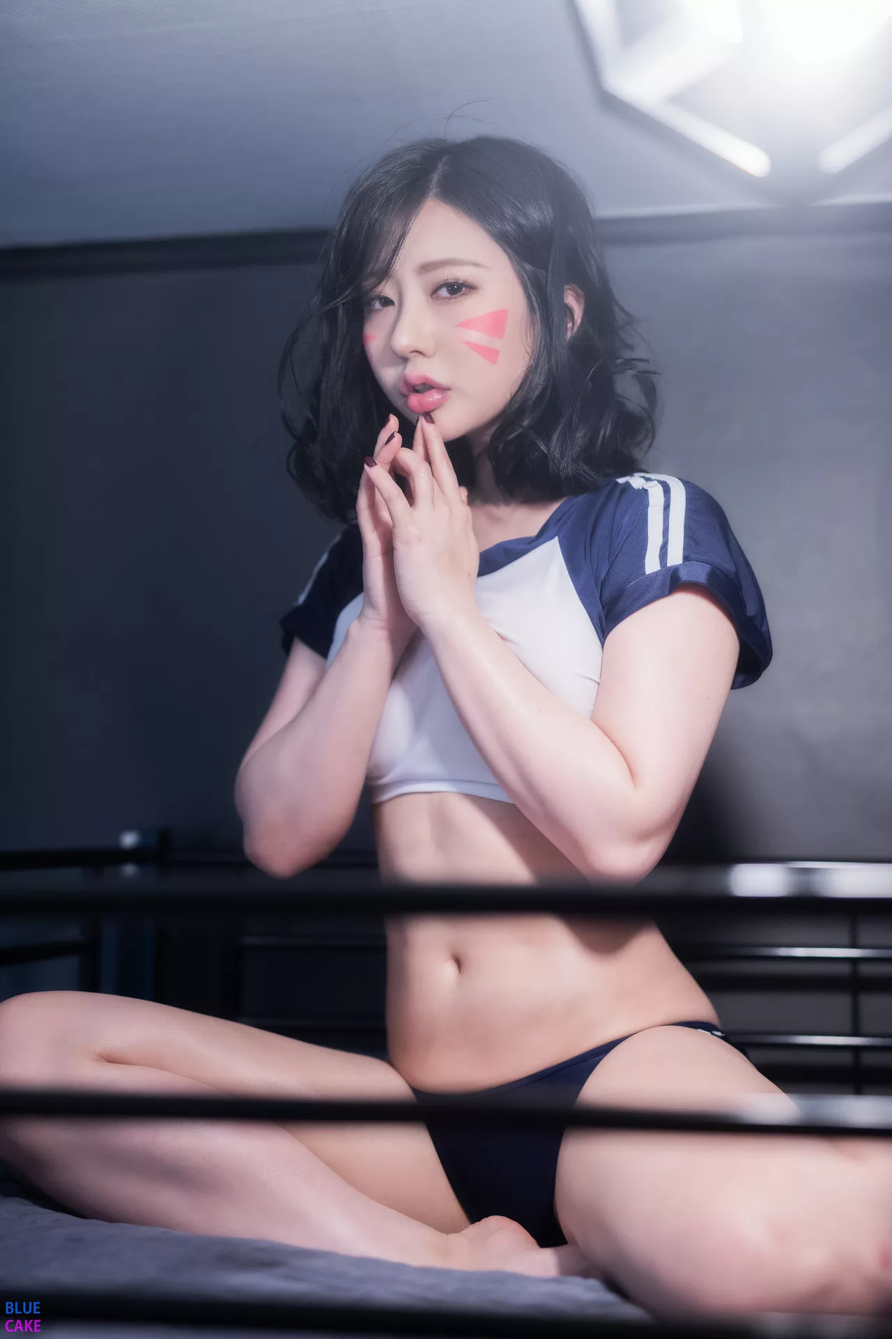 Luci【【BLUECAKE 蓝色蛋糕】 高丽靓模高清摄影相片  高丽仙女摄影 Hello I am D.Va Kim(80P)