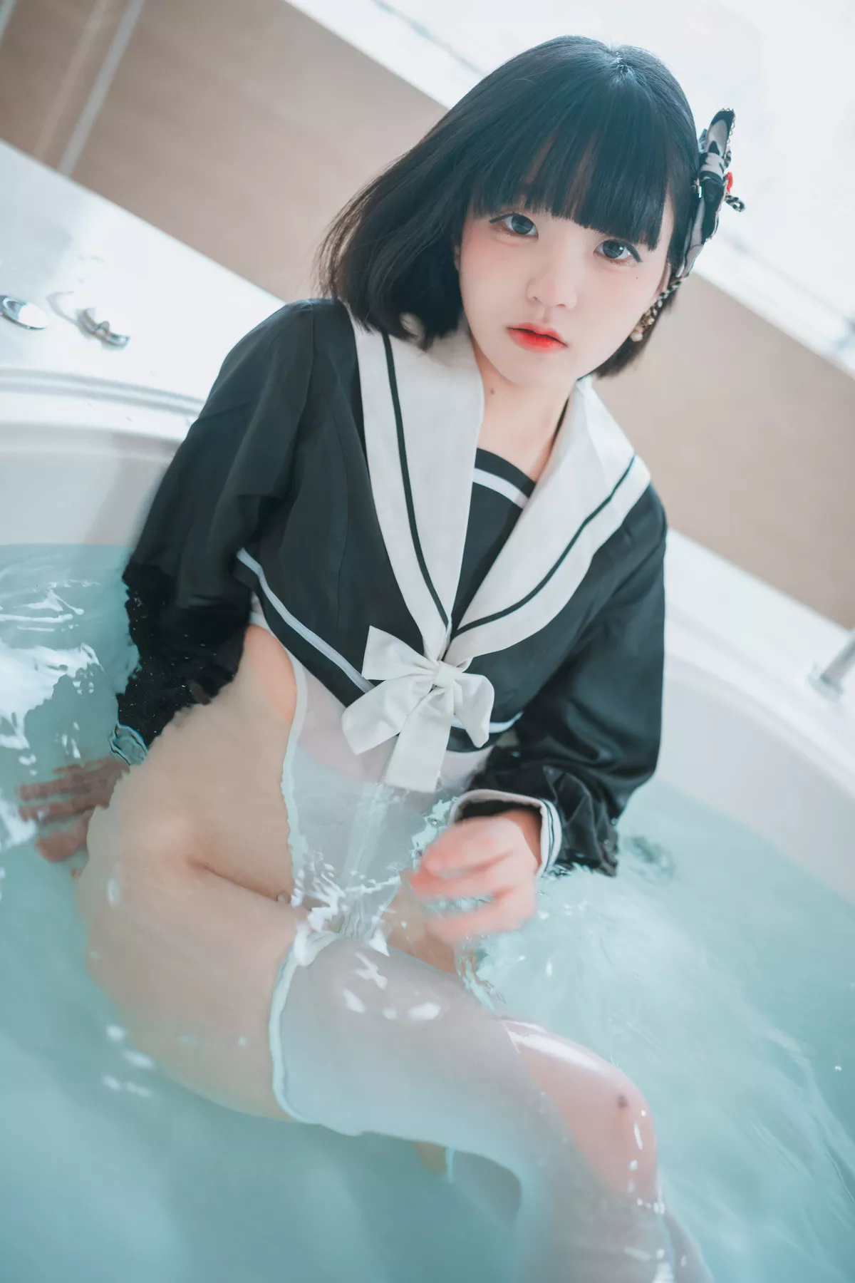 全集修正 【DJAWA大佳玩】 Jenny Jeong Swimming #12 高丽模特写真  Lessons