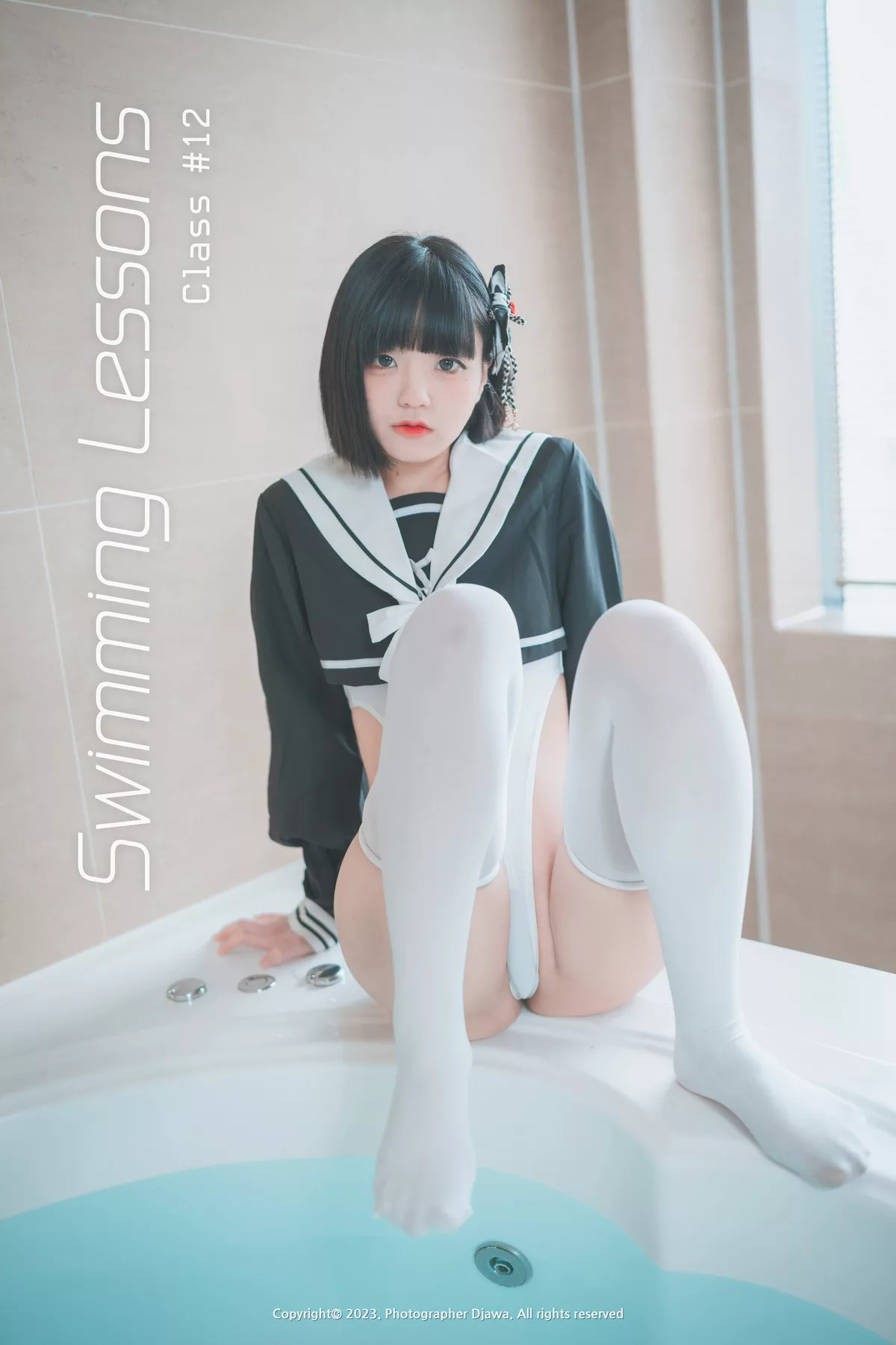 全集修正 【DJAWA大佳玩】 Jenny Jeong Swimming #12 高丽模特写真  Lessons