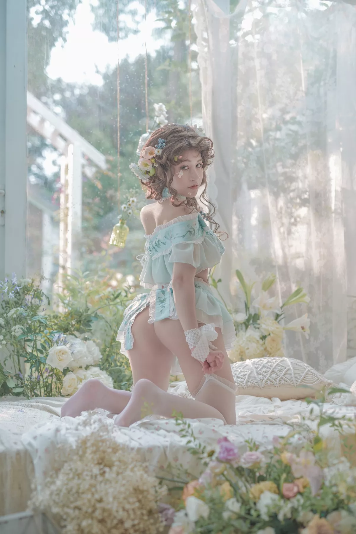 佳人Cosplay 豌豆公主 撩人私摄 一笑芳香沁