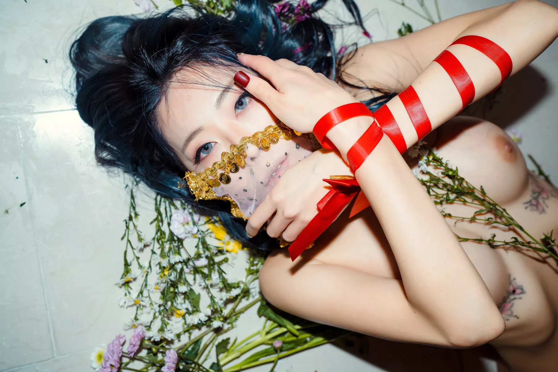 Snap 月夜快照】  Mona【Moon (42P) Birthday Night 高丽丽模艺术图 No.3 Happy