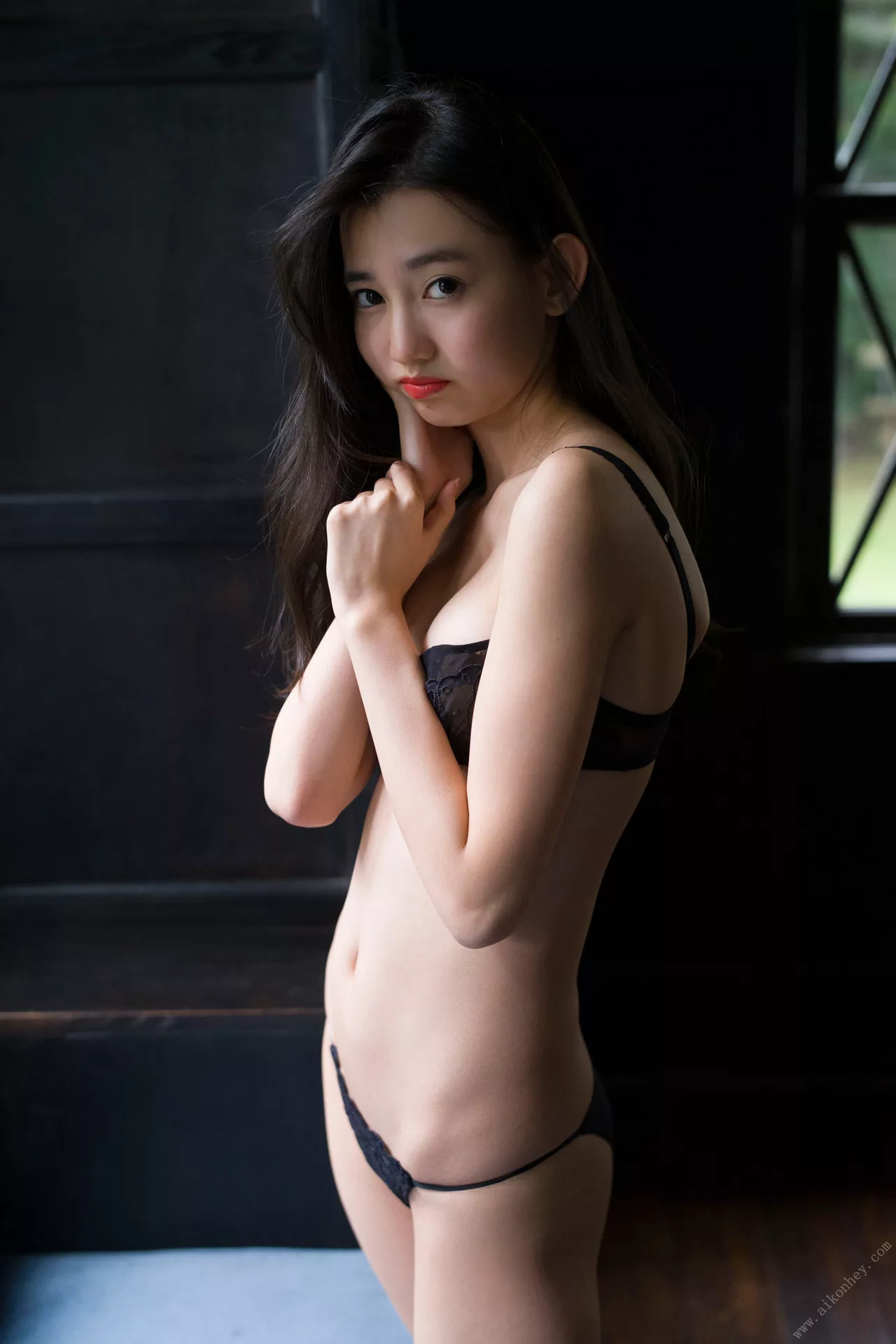 「お�菅�の秘密」 �\木丽奈FLASH 日本丽模超清摄影写真 Kuroki 全集修正  Rena