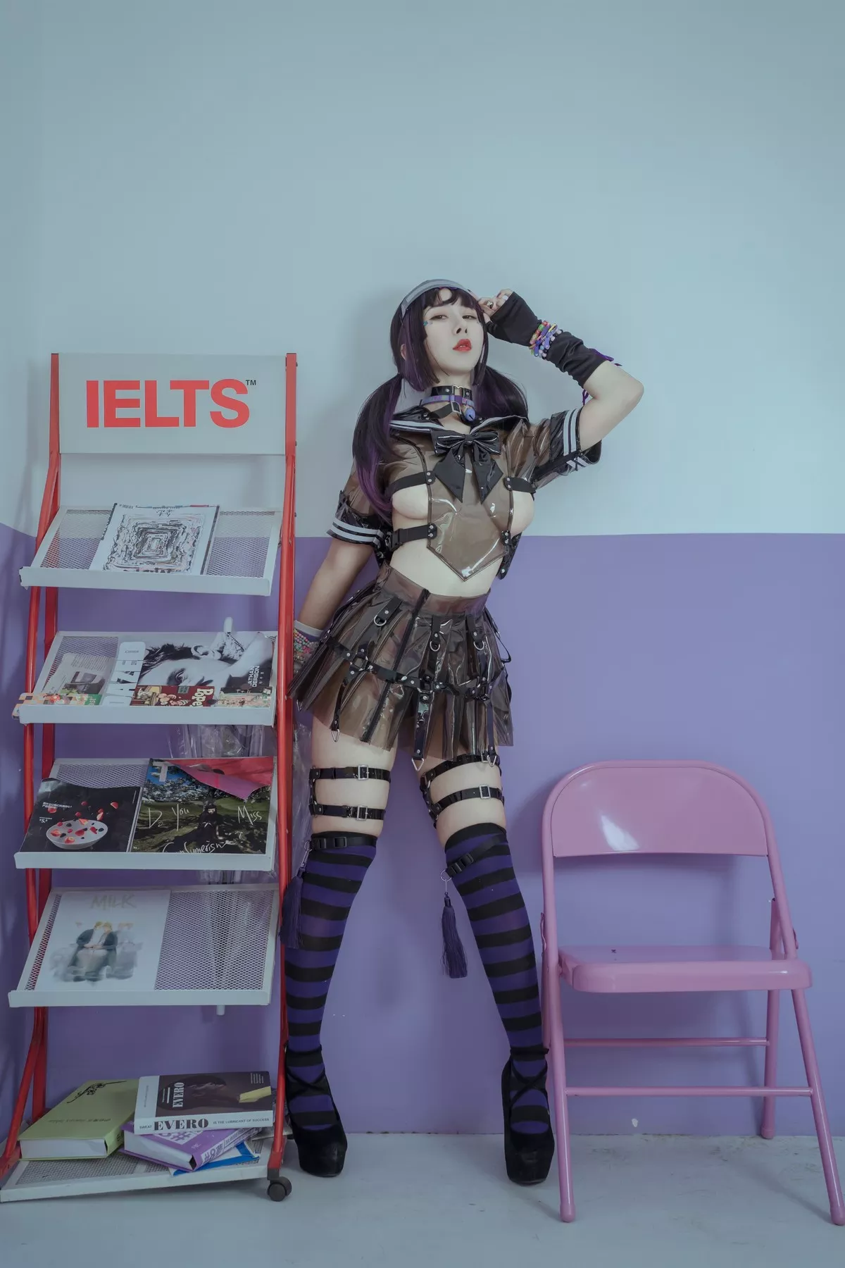 奶 女神Cosplay 桃桃 幻想学院 云溪溪