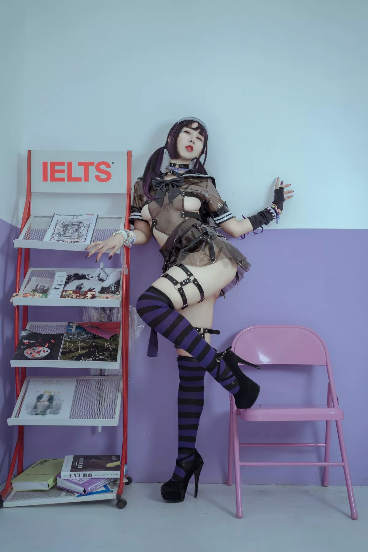 奶 女神Cosplay 桃桃 幻想学院 云溪溪