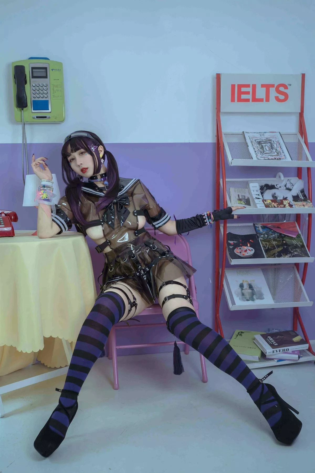 奶 女神Cosplay 桃桃 幻想学院 云溪溪