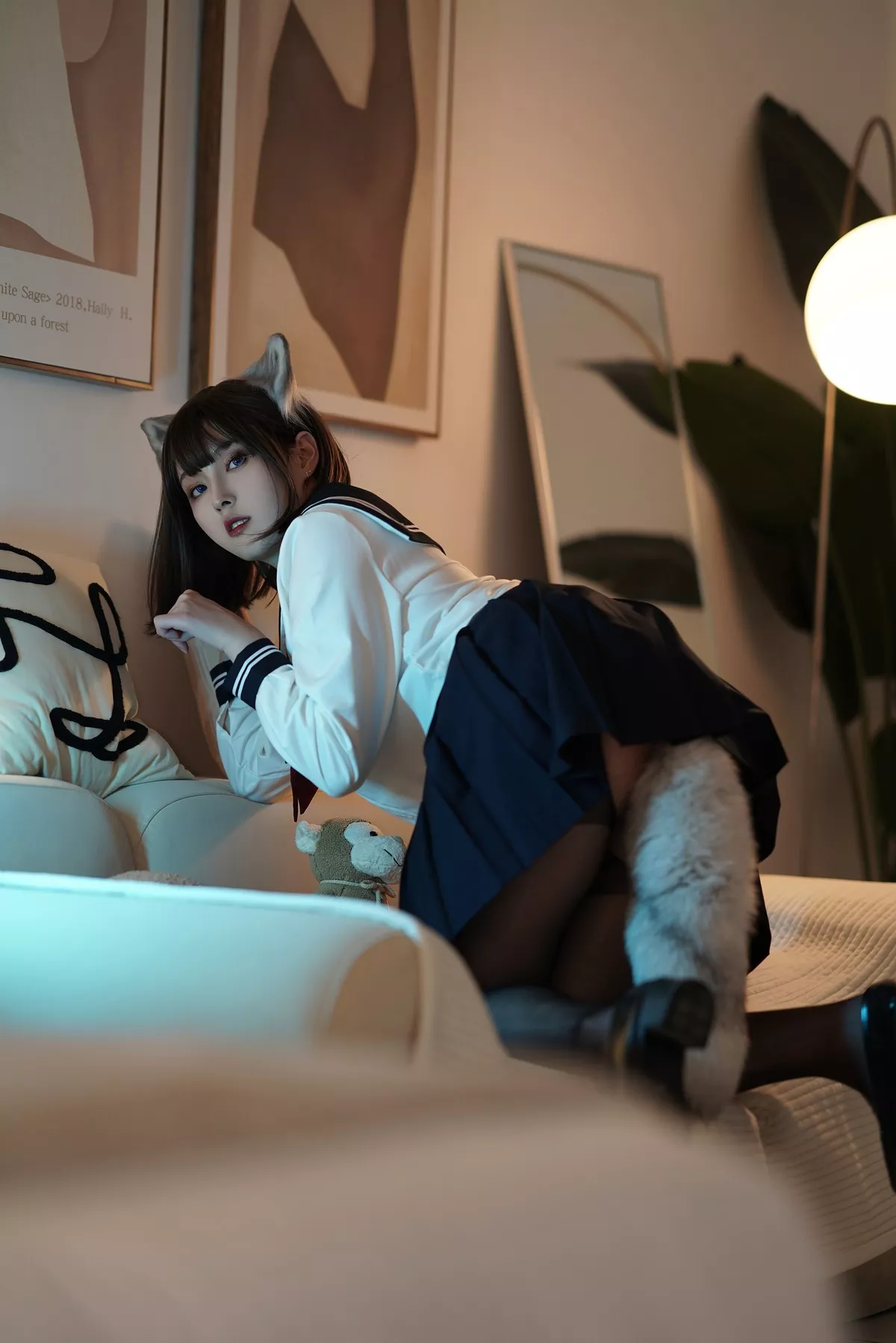 美人Cosplay 夏夏 性感私房 子 大尾巴猫 Natsuko