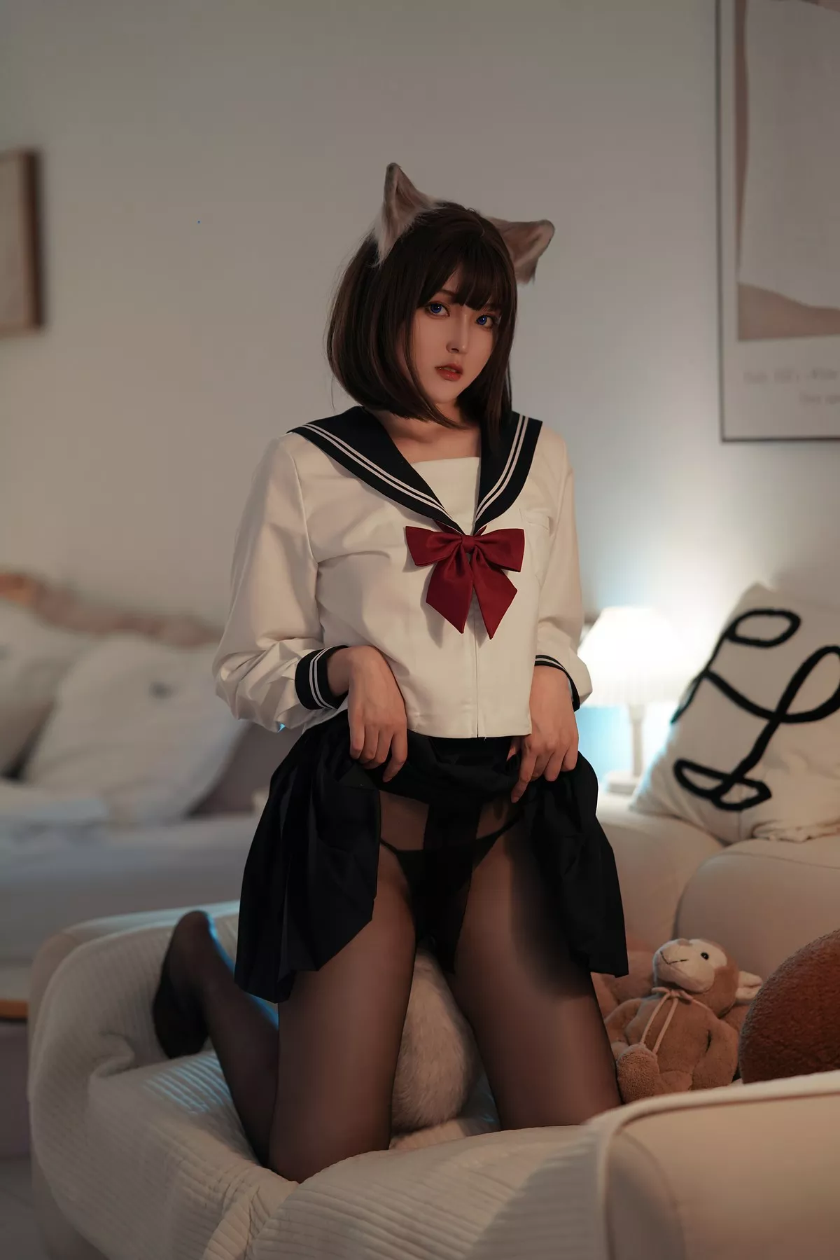 美人Cosplay 夏夏 性感私房 子 大尾巴猫 Natsuko