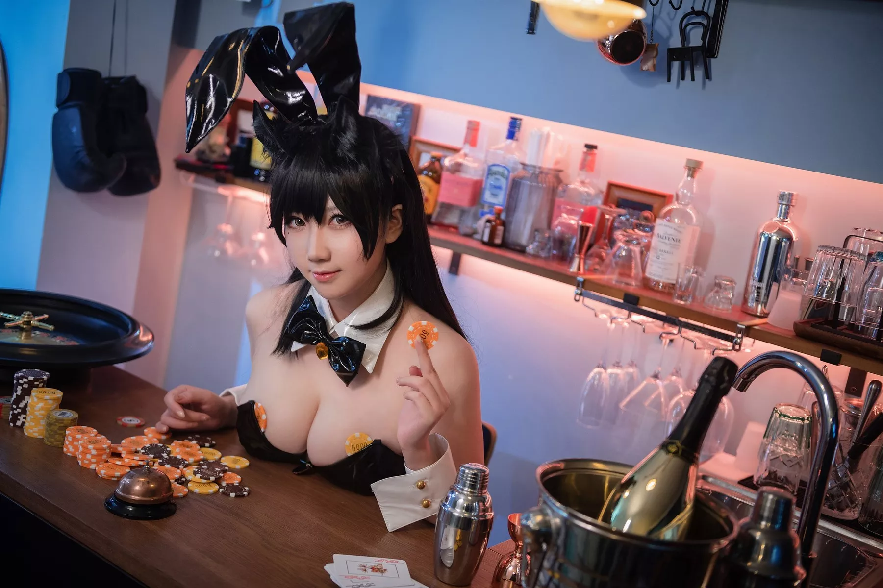 爱宕 诱惑私房 兔女郎 本末末 丽人Cosplay